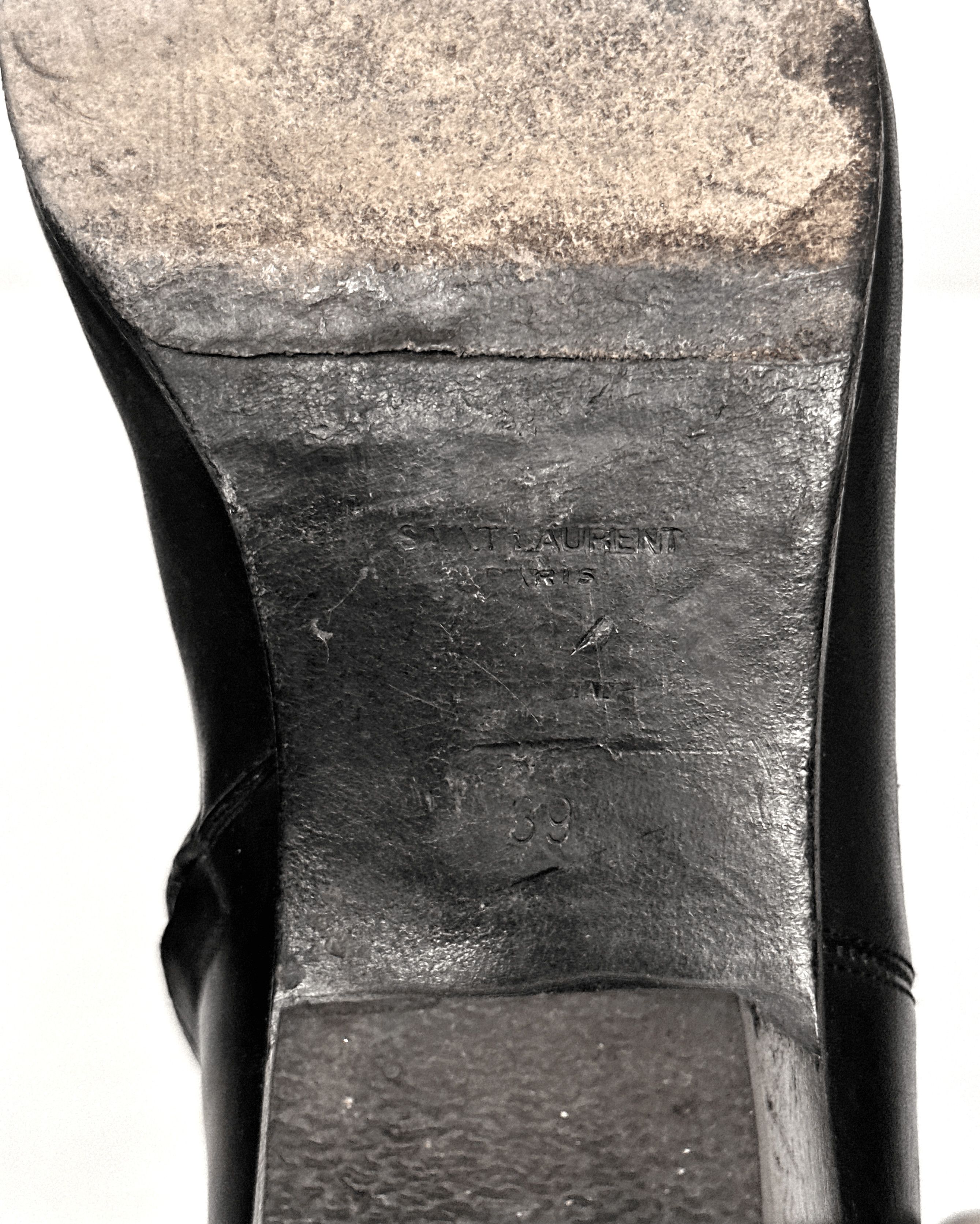 Saint Laurent Paris Saint Laurent Snakeskin Logo Pattern Cowboy Rock Boots Size US 6.5 / EU 39-40 - 11 Thumbnail