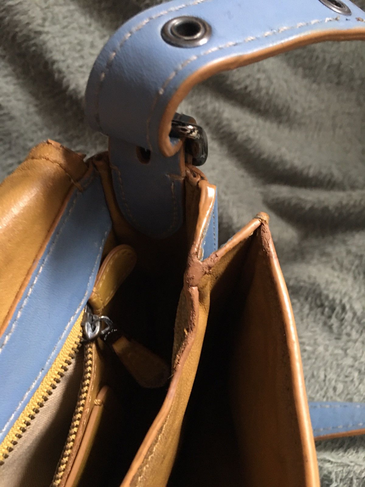 Coach COACH 1941 Saddle Blue Leather Crossbody Shoulder Bag Size ONE SIZE - 12 Thumbnail