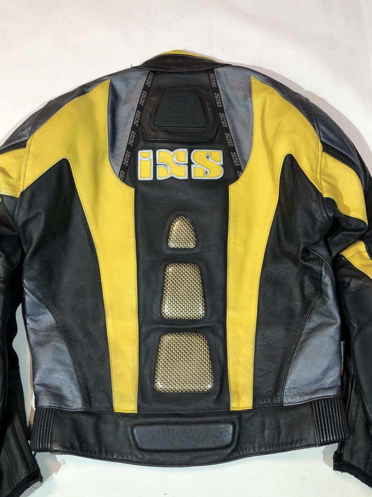 Dainese × Honda × Yamaha IXS Motorcycle leather jacket Racing vintage Size US M / EU 48-50 / 2 - 17 Thumbnail