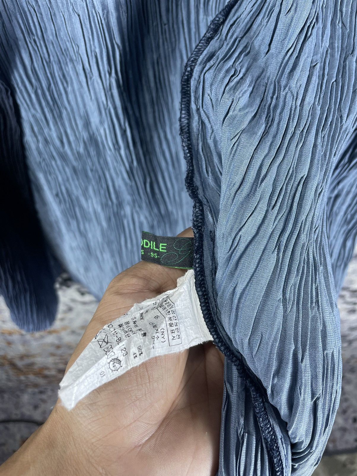 Issey Miyake × Japanese Brand × Yohji Yamamoto 2000s Undefined pleats Jacket Shirt ,Style outer issey Size US M / EU 48-50 / 2 - 8 Thumbnail