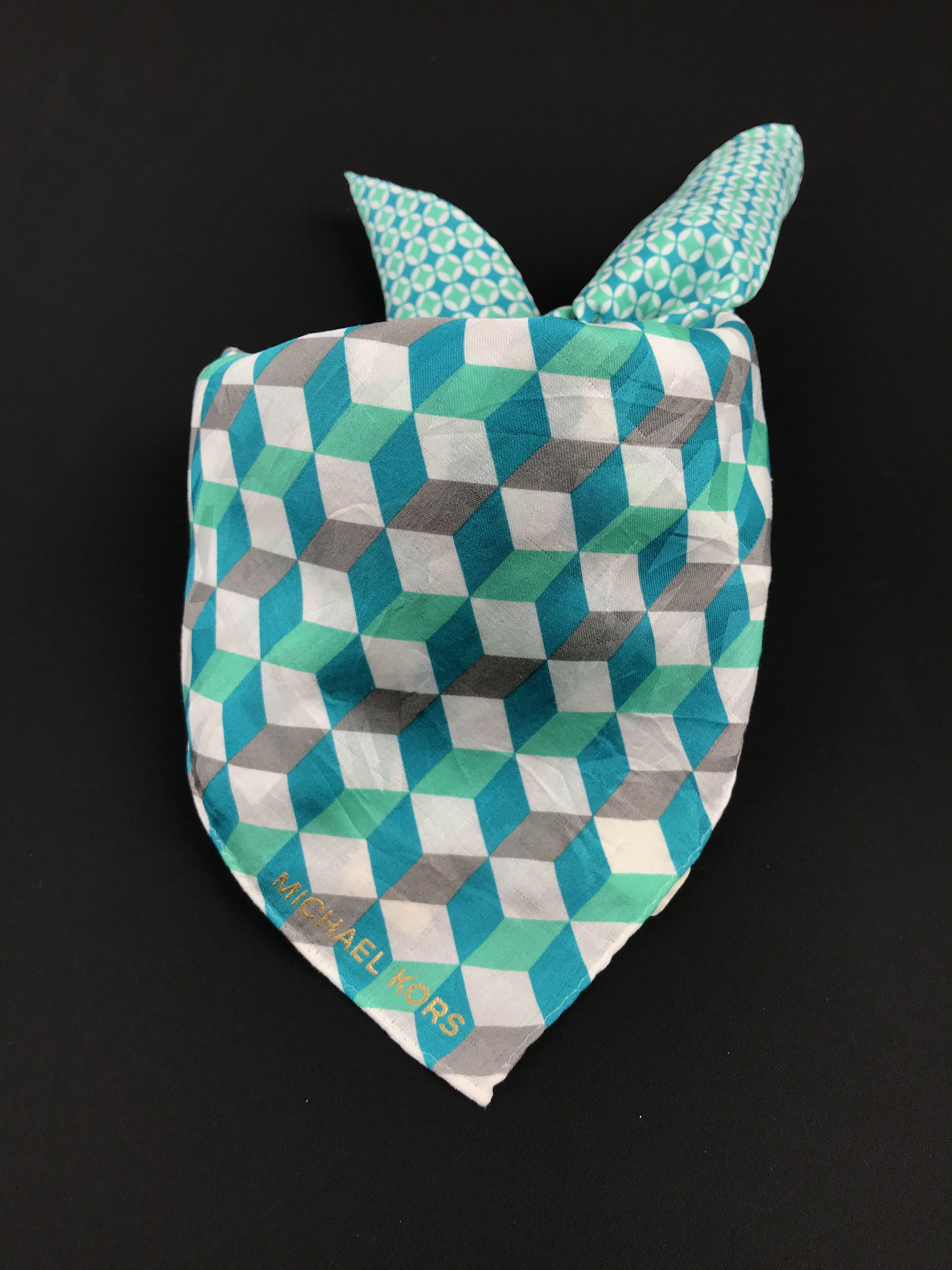 Designer × Michael Kors × Vintage Vintage Michael Kors Bandana Neckerchief Handkerchief Size ONE SIZE - 3 Thumbnail