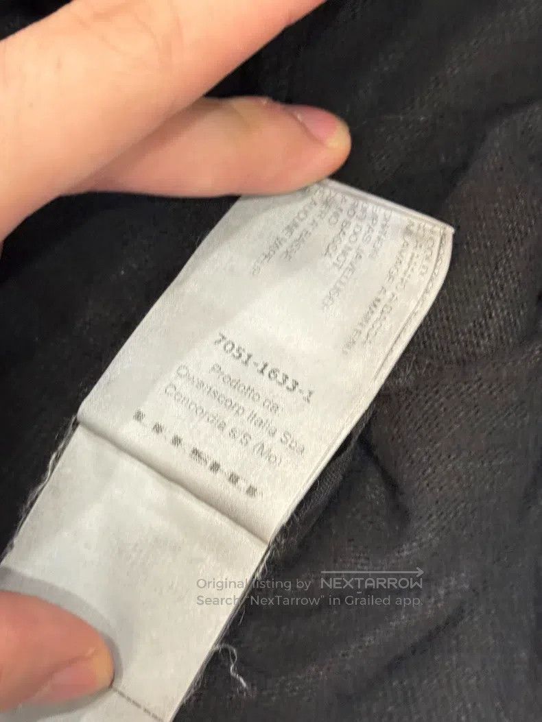 Rick Owens RICK OWENS Extra-long hoodie base layer Size US S / EU 44-46 / 1 - 6 Thumbnail