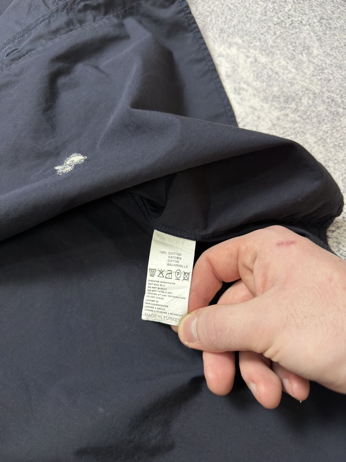 Jean Paul Gaultier Jean Paul Gaultier Monsieur Vintage Navy Button-Up Shirt Size US L / EU 52-54 / 3 - 9 Thumbnail
