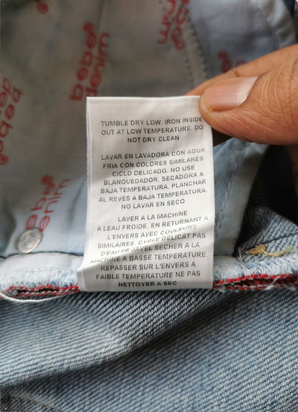 Bebe RARE Flared Bebe Denim Carmen Patchwork Jeans Size 29" - 11 Thumbnail