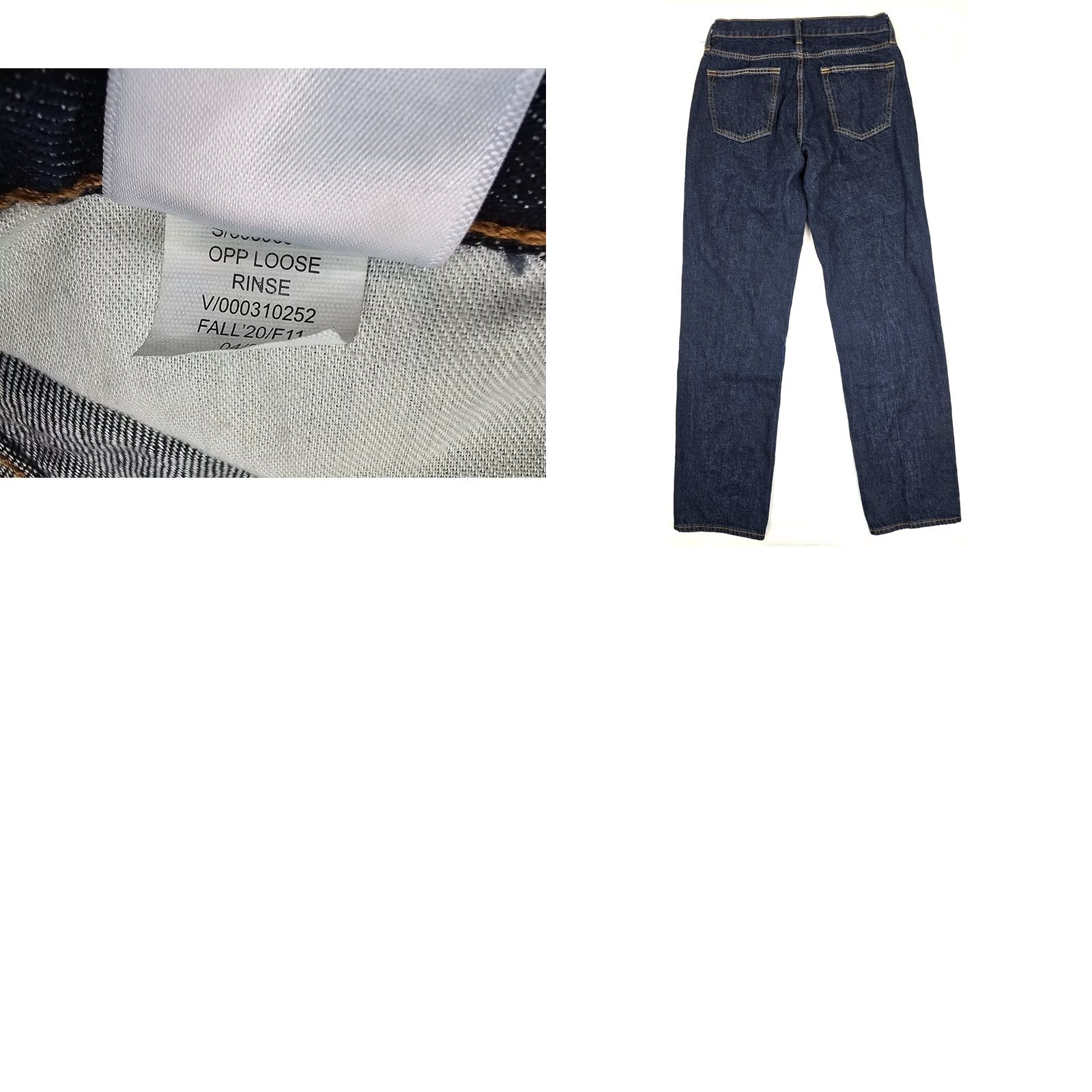 Old Navy Old Navy Dark Wash Loose Fit Straight Leg Jeans 31x34 Men Regular 5-Pocket Denim Cotton Blue EUC 90s Theme Size US 31 - 8 Thumbnail