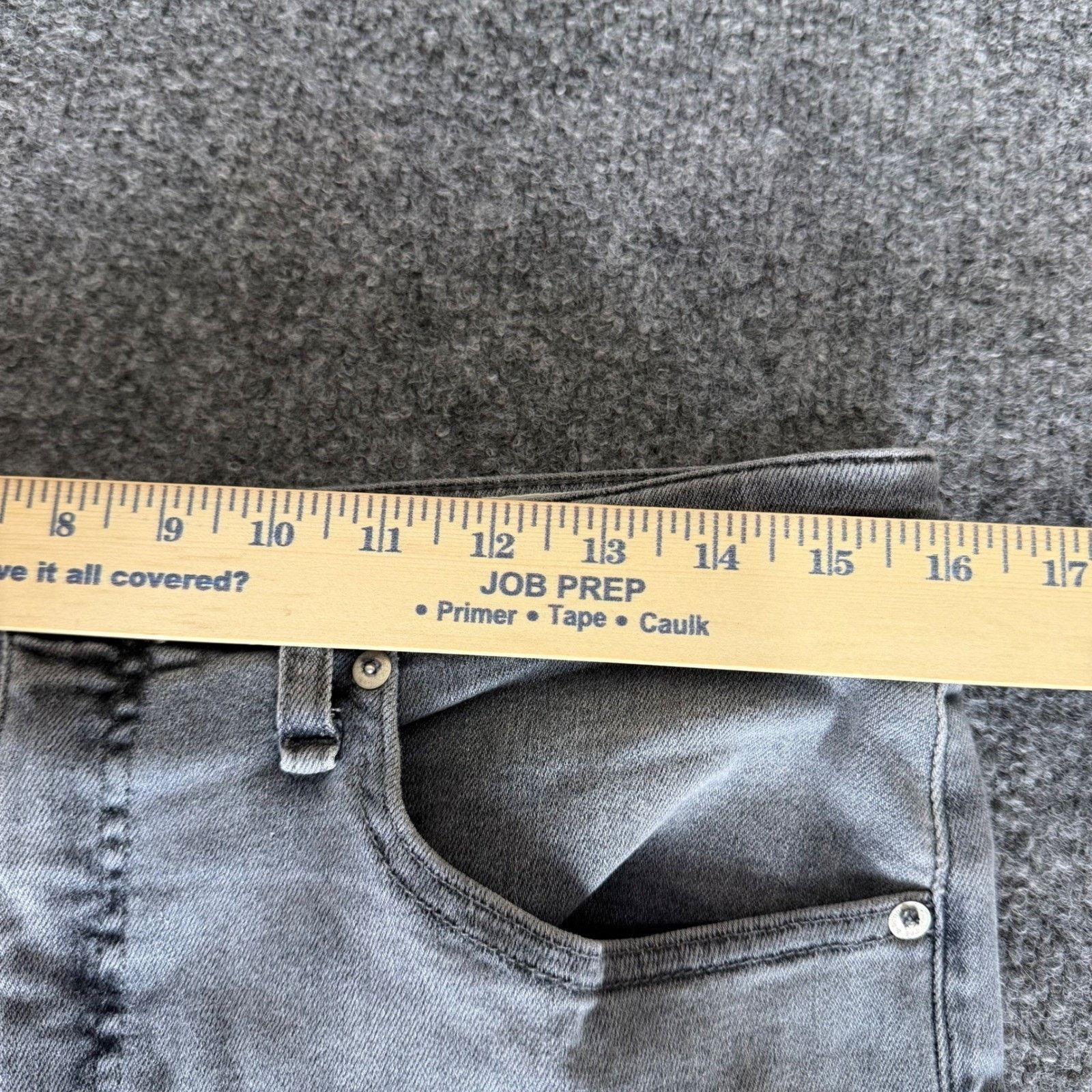 Rag & Bone Rag Bone Jane Skinny Jeans Womens 30 (32x30) Gray Casual Size 32" / US 10 / IT 46 - 6 Thumbnail