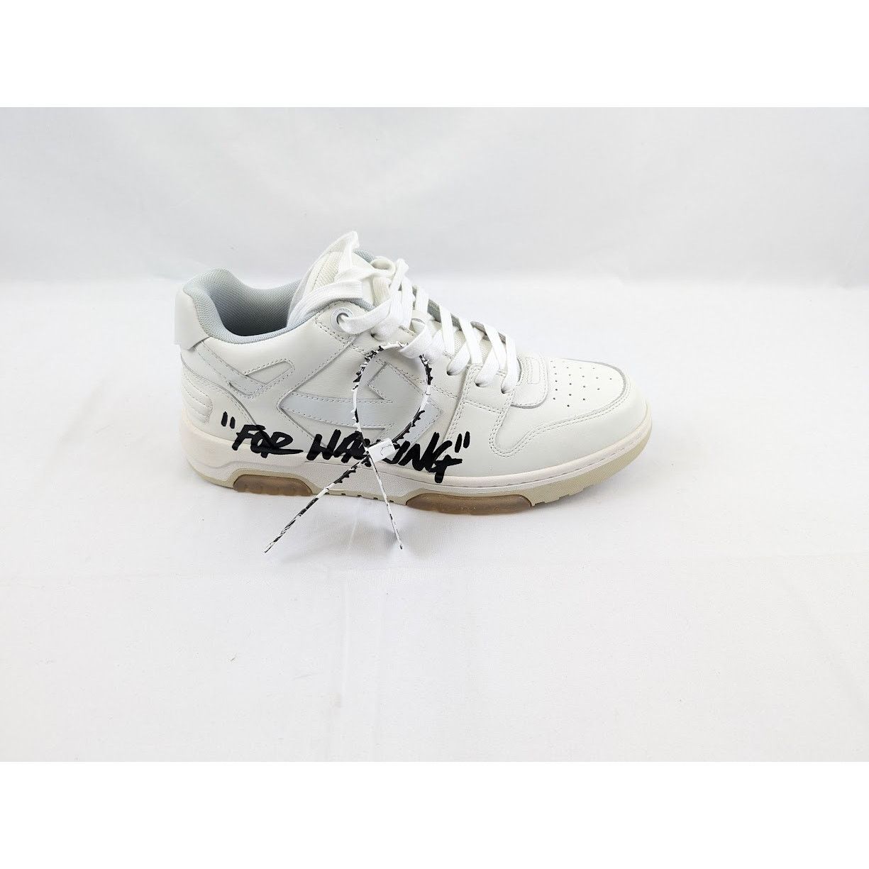 Off-White o1rshd1 Out Of Office Calf Low-Top Sneakers in White Size US 11 / EU 44 - 1 Thumbnail