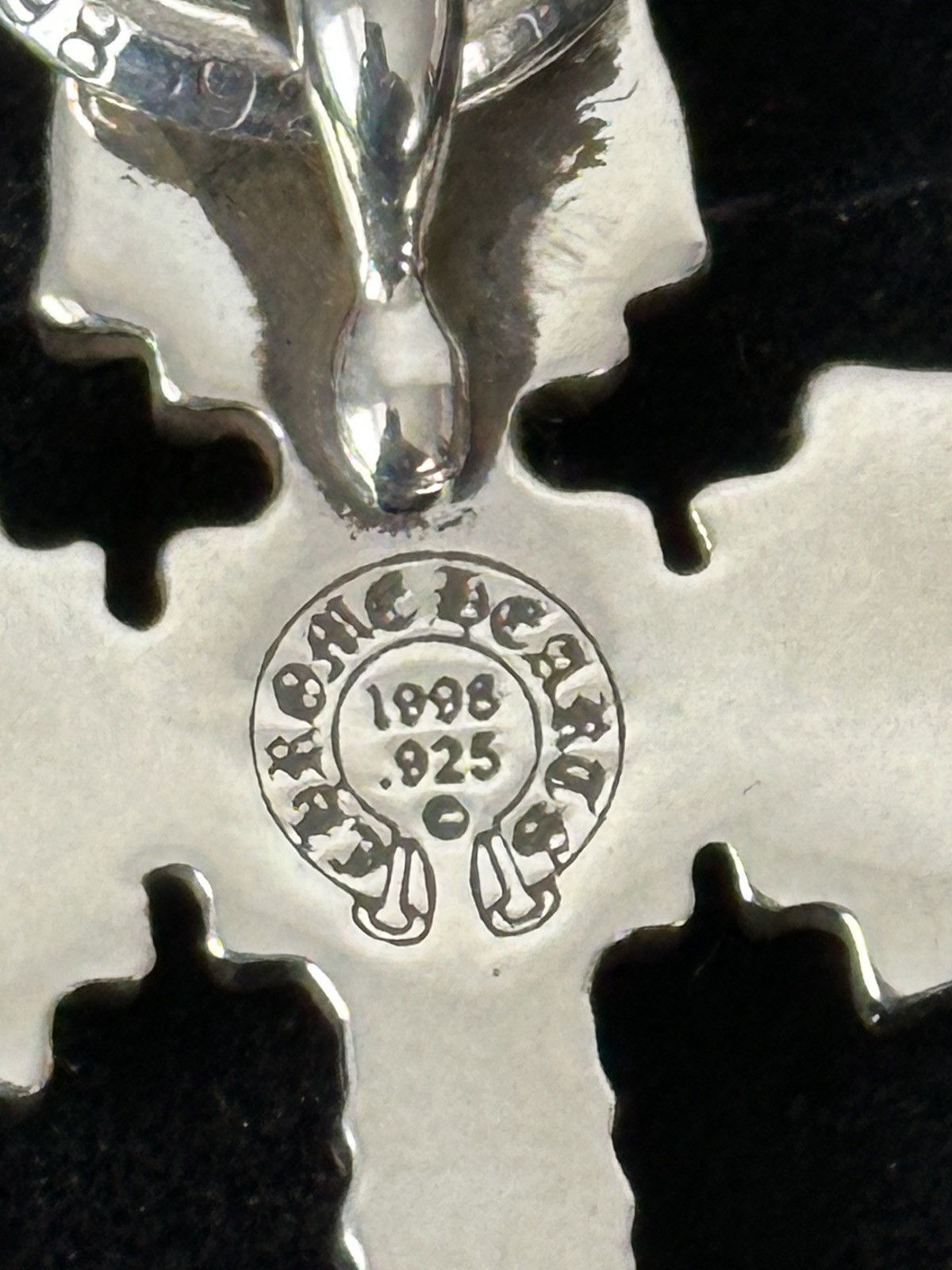 Chrome Hearts Chrome Hearts Filigree Cross Pendant With Bale Attachment Size ONE SIZE - 4 Thumbnail