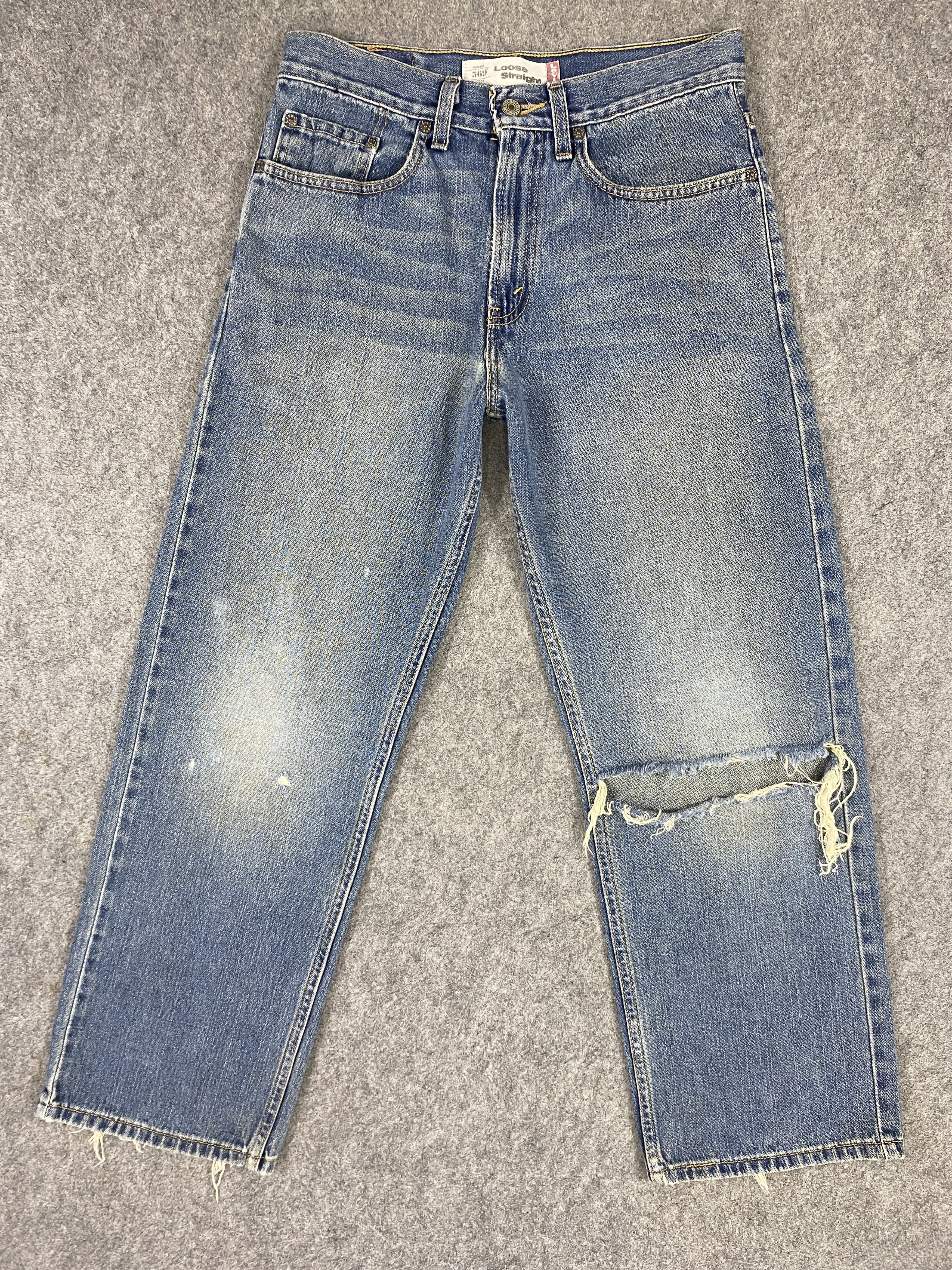 Levi's Faded Blue Vintage Levi's 569 29x28 Denim -JN2089 Size US 29 - 1 Thumbnail