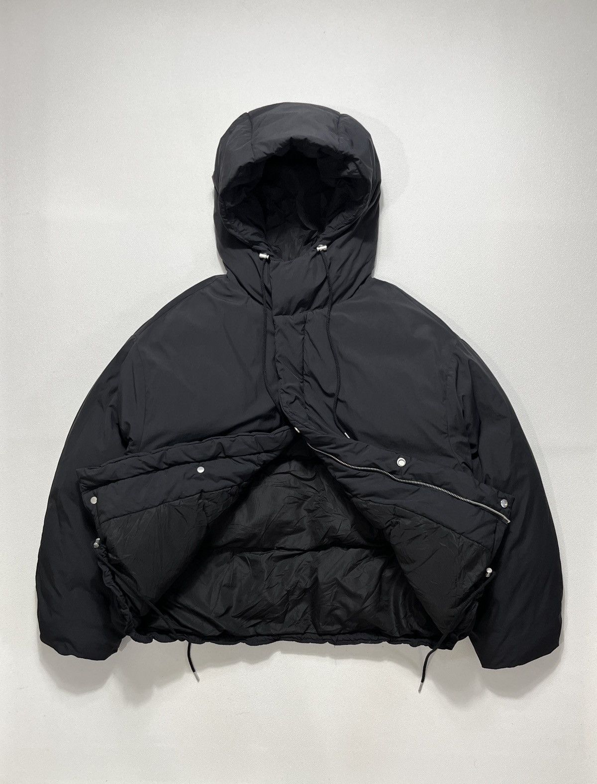 POST ARCHIVE FACTION (PAF) BESLOW Oversized M65 Hood Short Down Parka Jacket Black Size US M / EU 48-50 / 2 - 6 Thumbnail