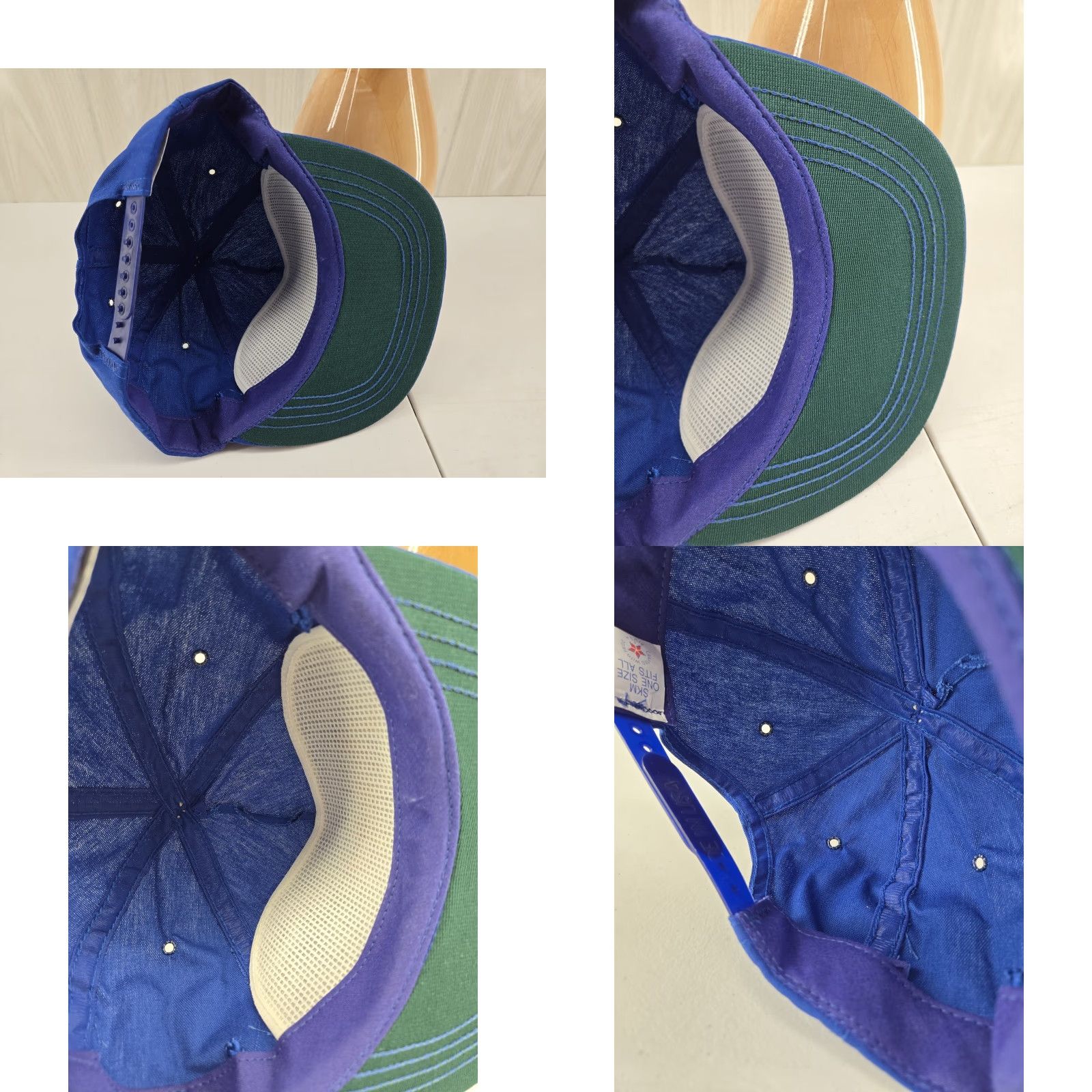 Vintage VINTAGE Unbranded Trucker Hat Rope Blue One Size Men Adjustable Trubomax Hat Size ONE SIZE - 9 Thumbnail