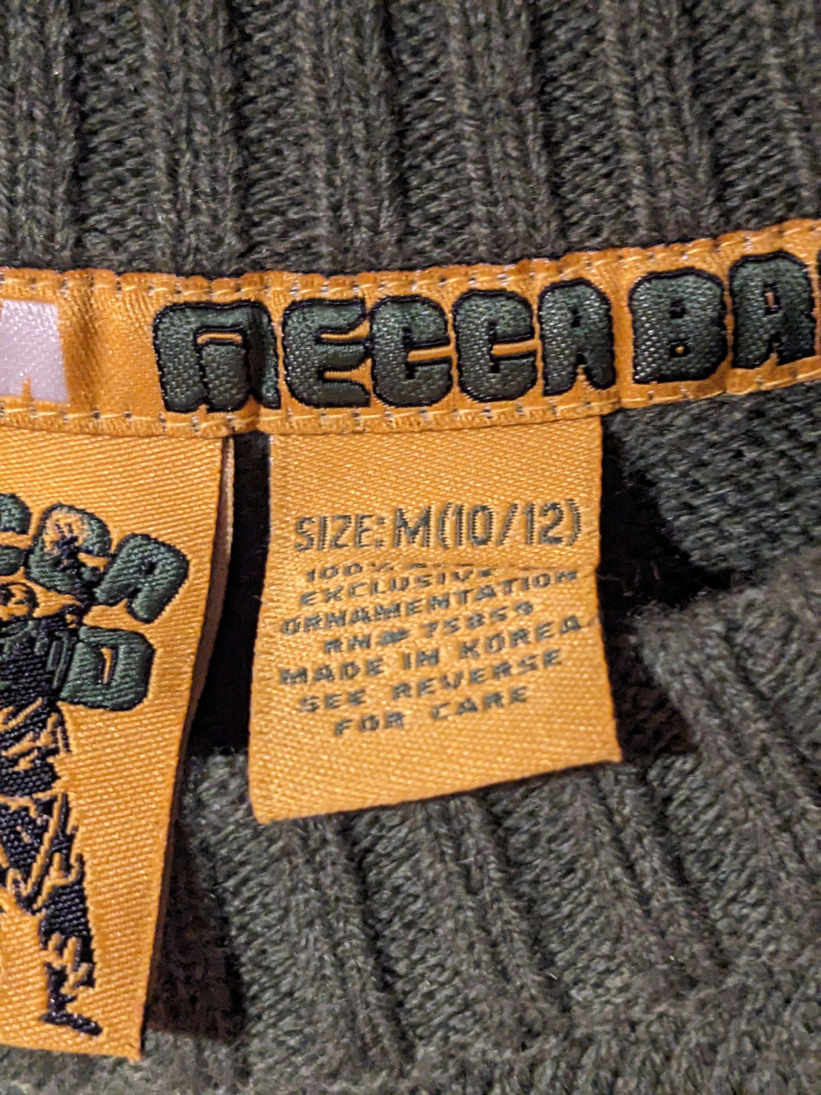 Mecca × Vintage Vintage Y2K Mecca Jeans Green Medium Kids Knitted Sweater Size US M / EU 48-50 / 2 - 7 Thumbnail