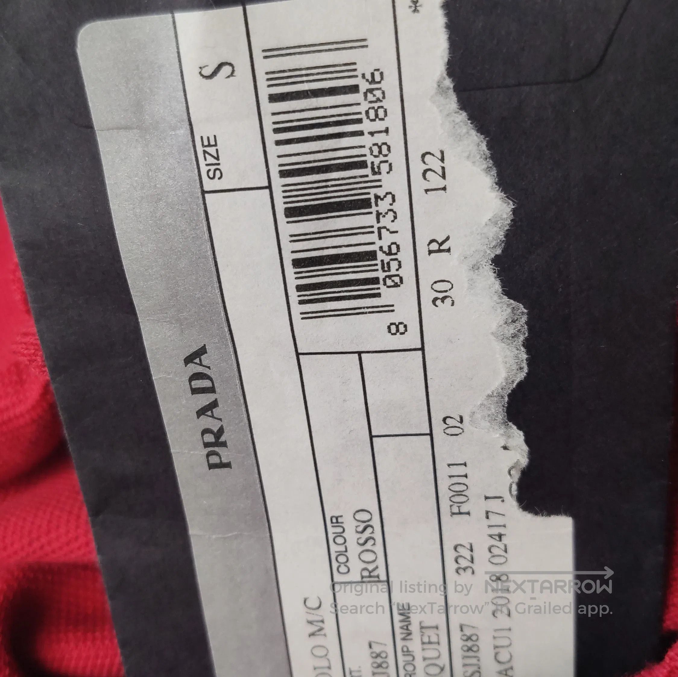 Prada Prada Red Cotton Logo Polo Shirt . Size S / US 4 / IT 40 - 9 Thumbnail