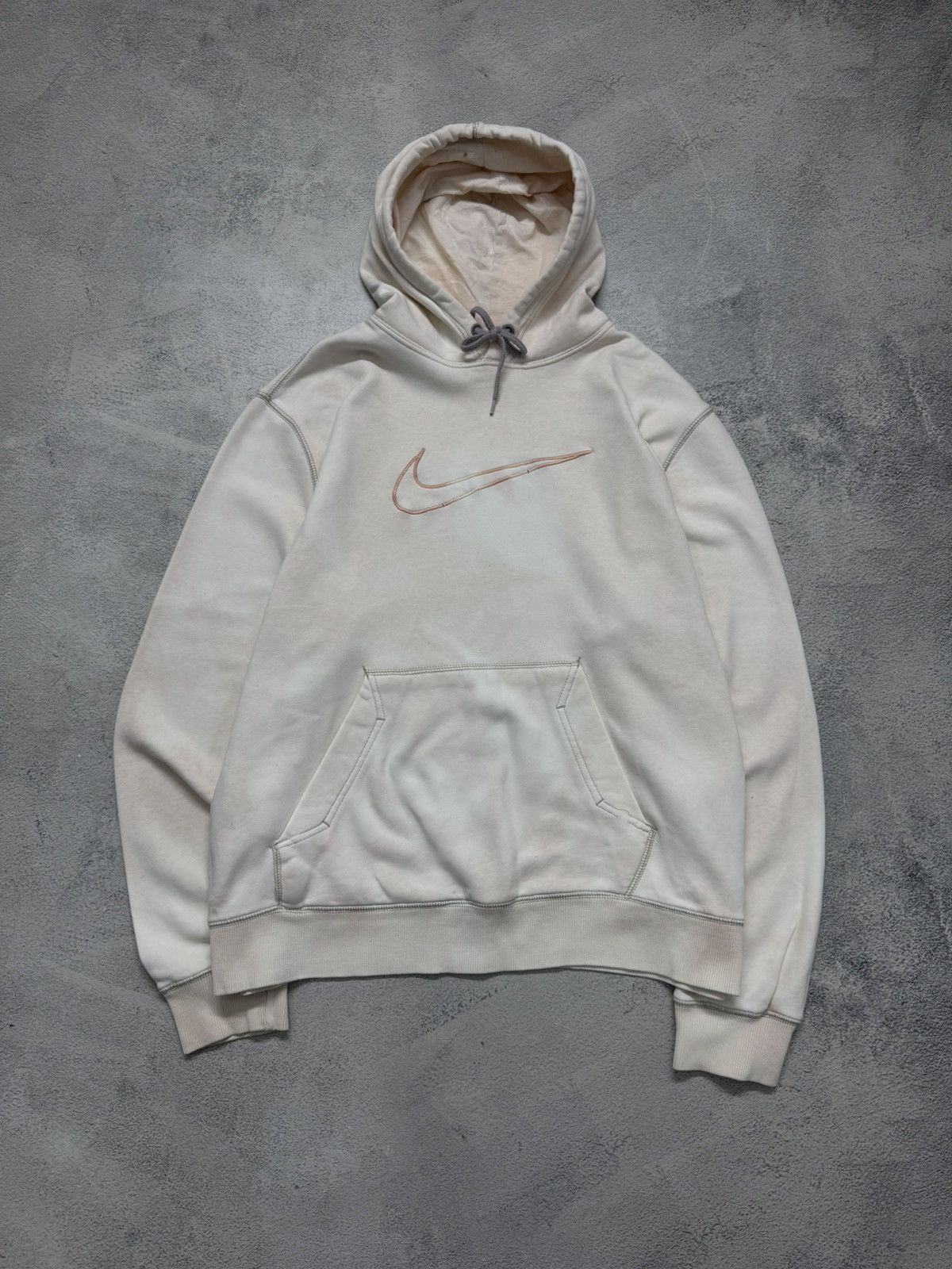 Nike Vintage Y2K Nike Big Swoosh Hoodie 00’s Size XL / US 12-14 / IT 48-50 - 1 Thumbnail