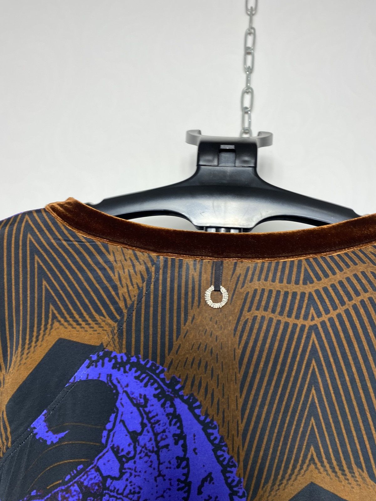 Other Save The Queen Asymmetric Velvet/Viscose Blouses Tunic Size XL / US 12-14 / IT 48-50 - 18 Thumbnail