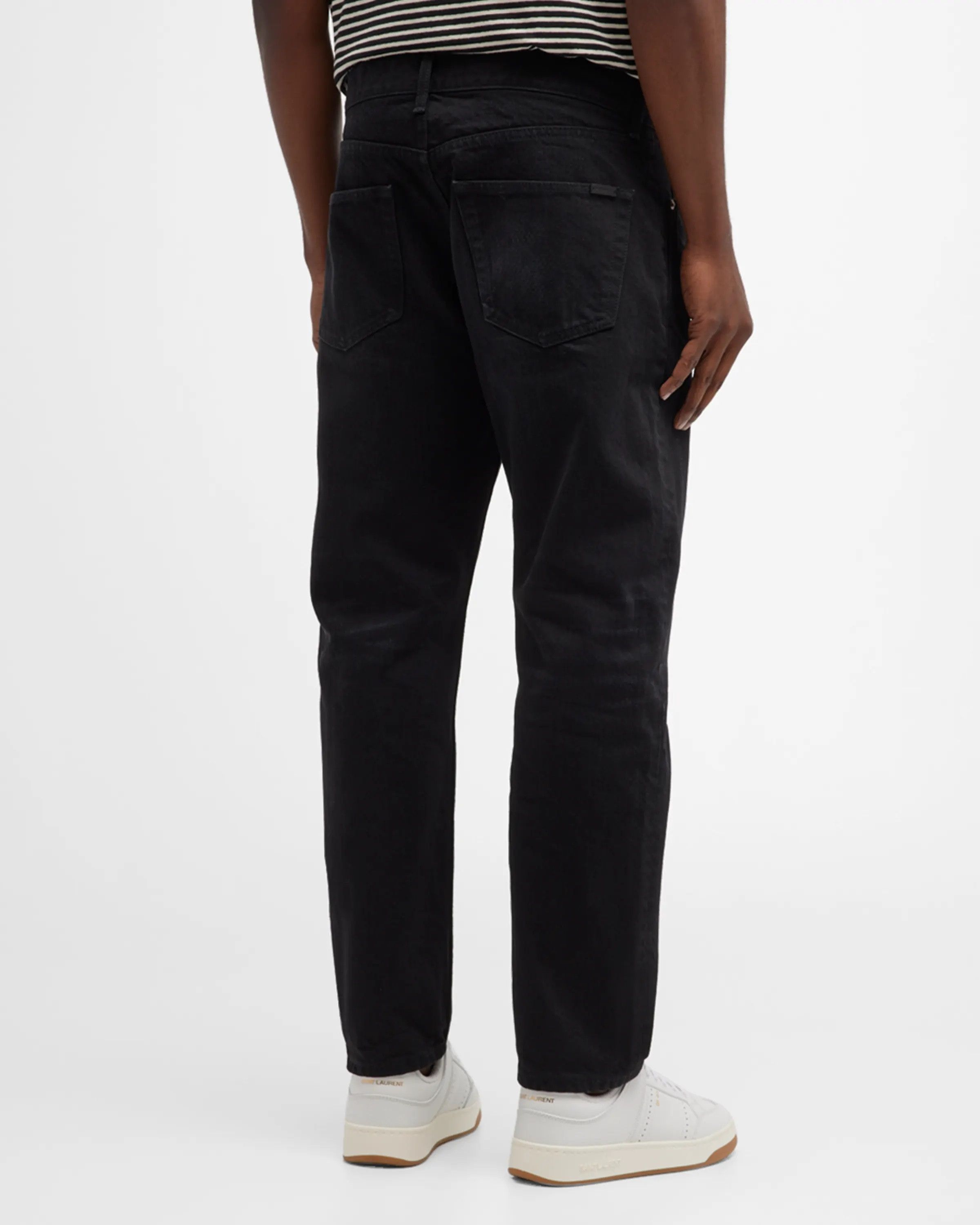 Saint Laurent Paris Saint Laurent D34 Mick Jeans - 17.75" Waist - Osaka Black Size US 32 / EU 48 - 3 Thumbnail