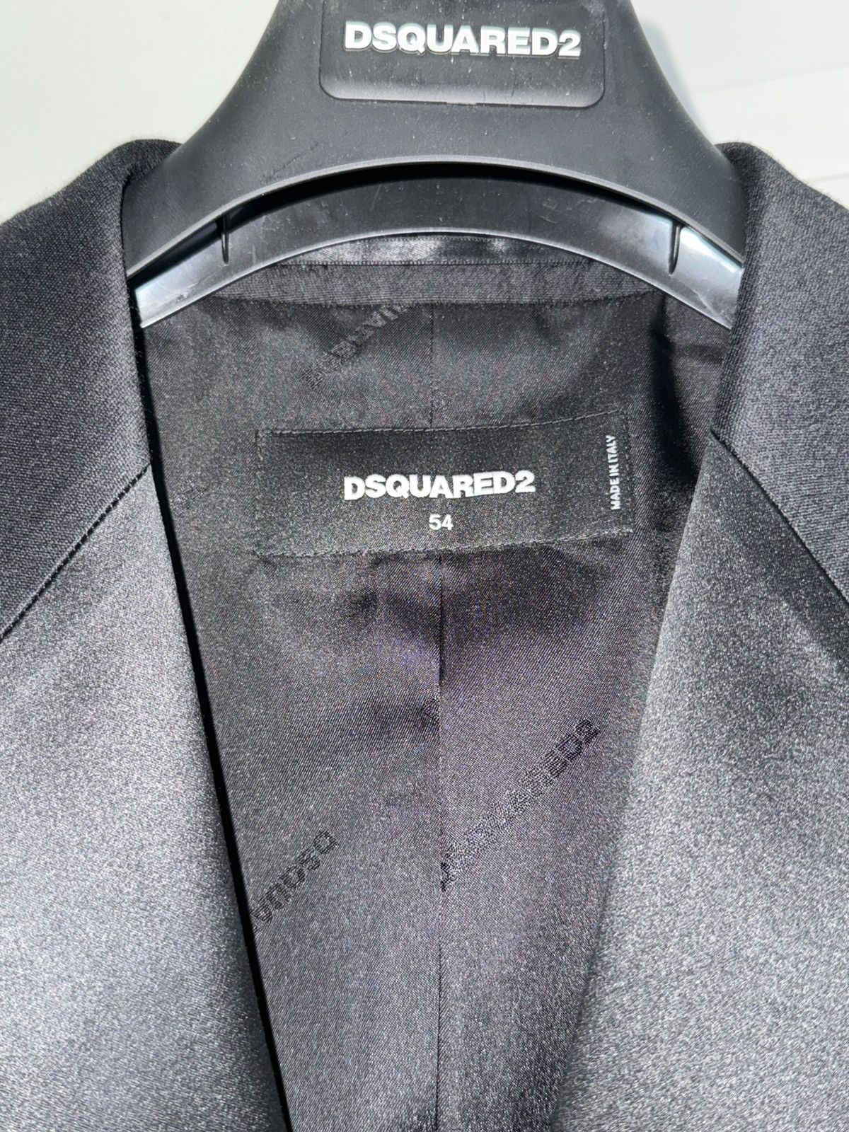 Dsquared2 Spectacular 80s London Silk Blazer 54 Size 44R - 4 Thumbnail