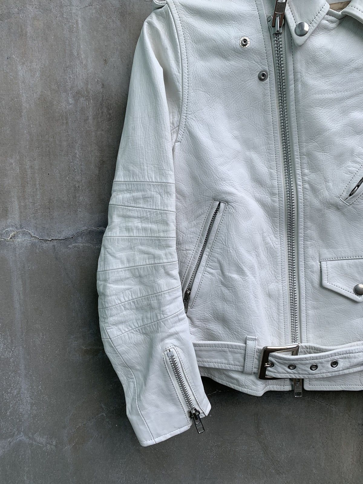 Sacai 2012 Cowhide Leather Jacket Size S / US 4 / IT 40 - 2 Thumbnail