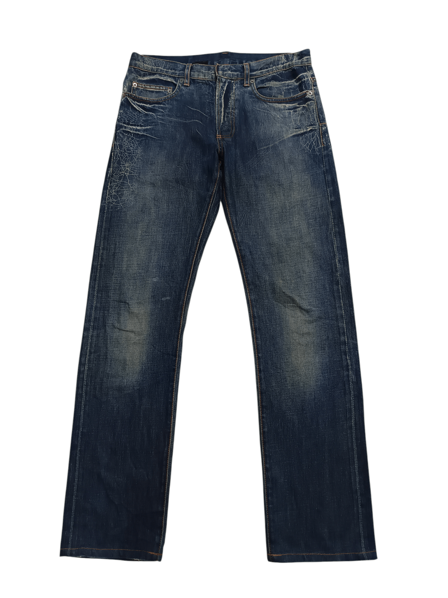 Dior Dior Homme SS07 Spiderweb Denim Hedi Slimane Size US 30 / EU 46 - 12 Thumbnail