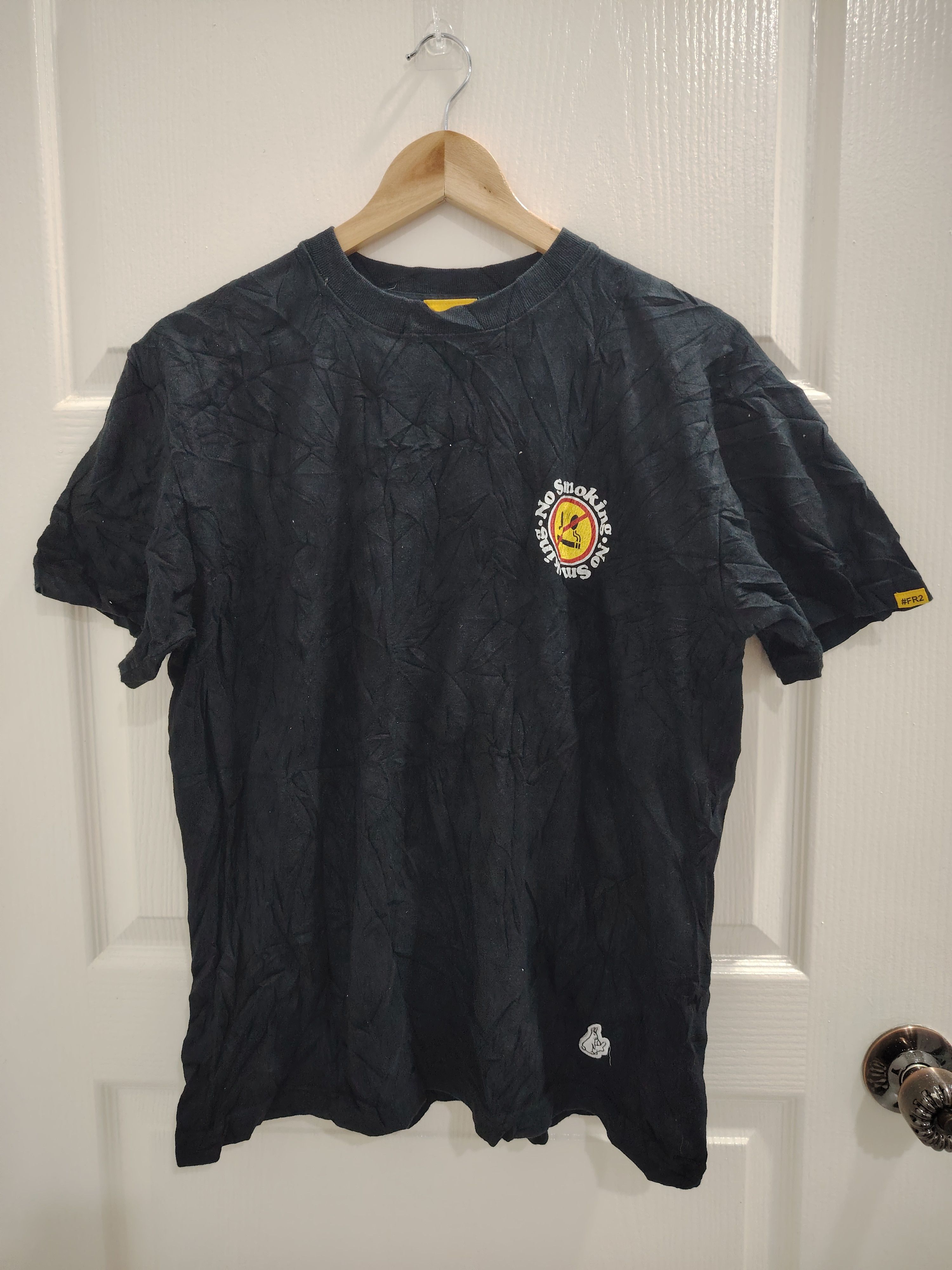 FR2 FR2 Fxxking Rabbit No Smoking Black Tee Size US M / EU 48-50 / 2 - 2 Thumbnail