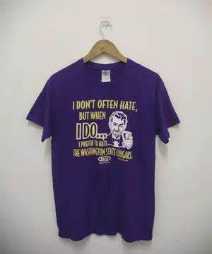 Vintage Washington Huskies "Most Interesting Man" Rivalry Tee Size US M / EU 48-50 / 2 - 1 Thumbnail