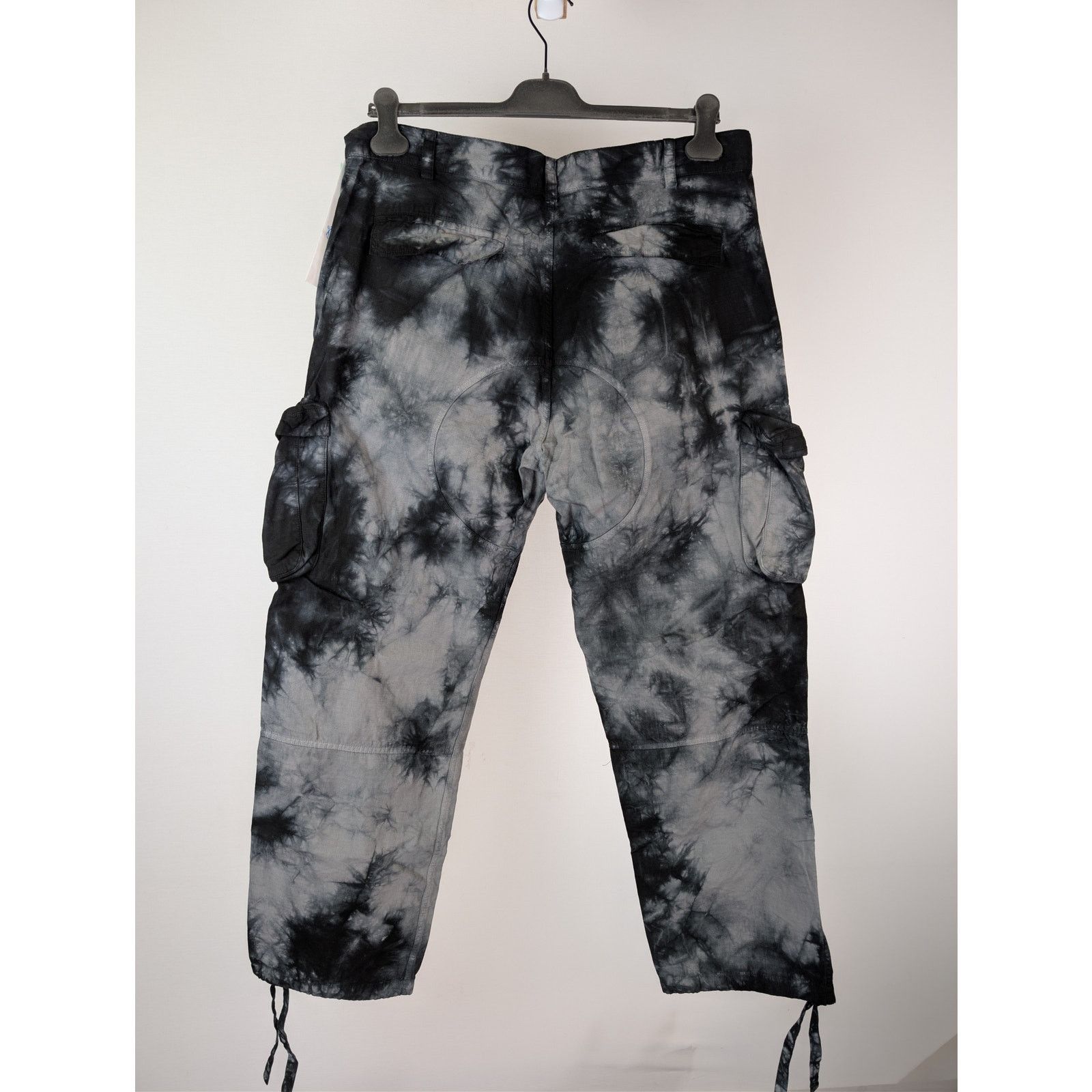 Off-White o1rshd1 Bounce Tie Dye Ripstop Cargo Pants Warm Grey / White Size US 38 / EU 54 - 15 Thumbnail