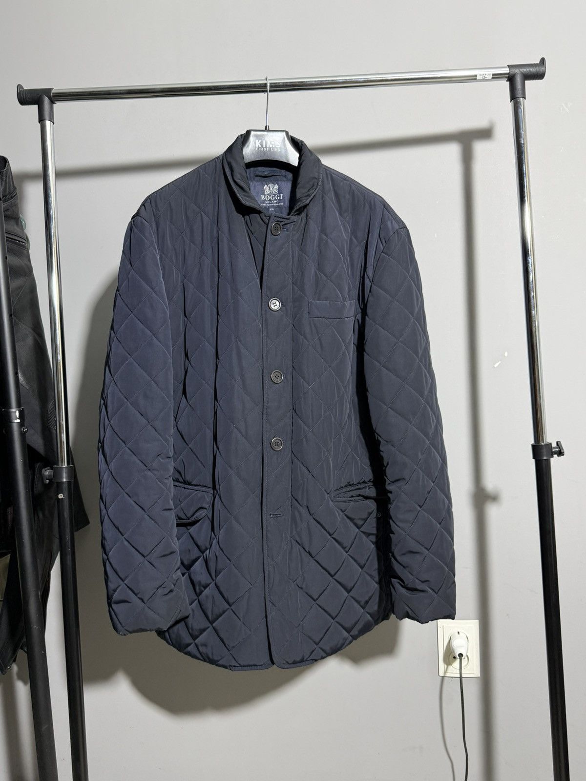Boggi Boggi Nilano Navy Blue quilted jacket size XXL Size US XXL / EU 58 / 5 - 2 Thumbnail