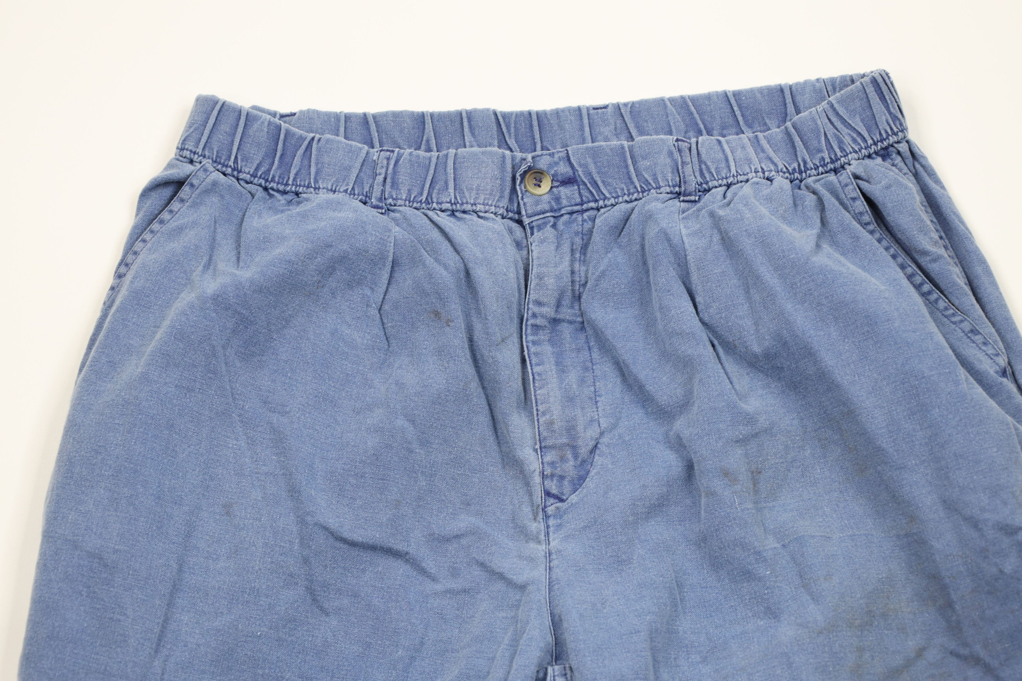 Izod Vintage 80s 90s Izod Stonewash Pigment Dye Wide Leg Pants Size US 36 / EU 52 - 2 Thumbnail