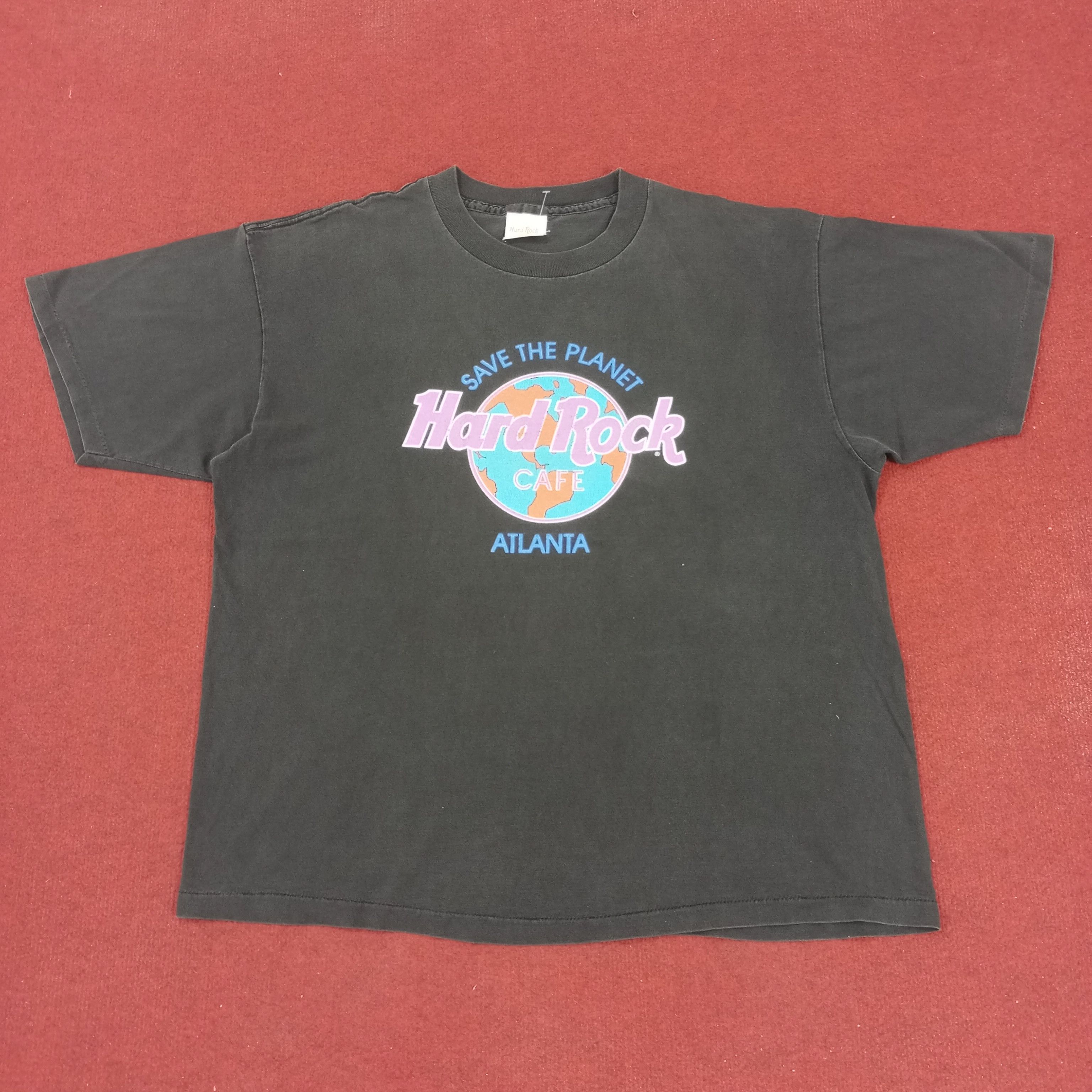 Hard Rock Cafe × Vintage Hard Rock Cafe Atlanta Streetwear Style Vintage Tshirt Size US XL / EU 56 / 4 - 1 Thumbnail