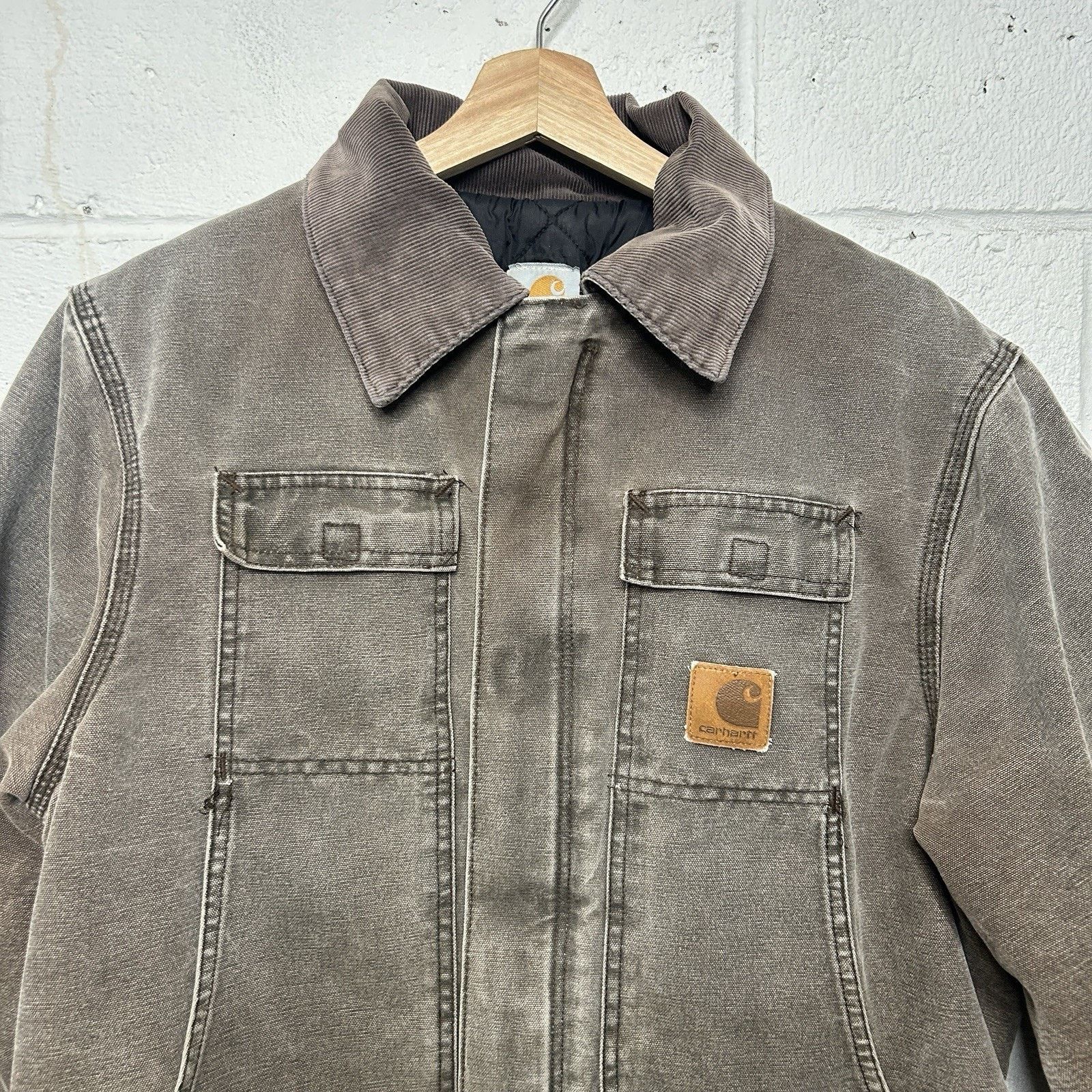 Carhartt Vintage Faded Carhartt Quilted Artic Jacket “Chestnut” C26 Size US M / EU 48-50 / 2 - 3 Thumbnail