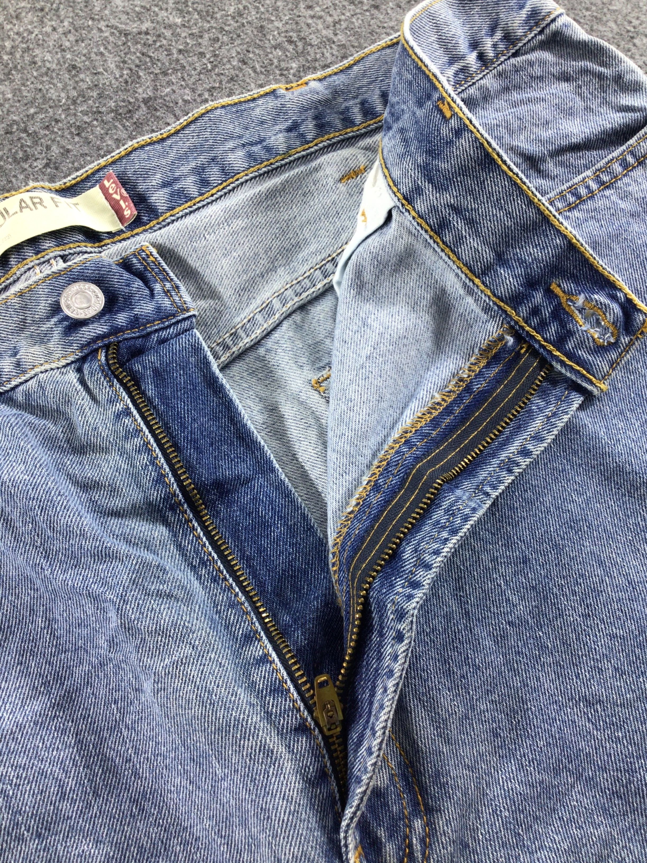 Levi's Vintage Levis 505 Jeans Stone Wash -J480 Size US 35 - 7 Thumbnail