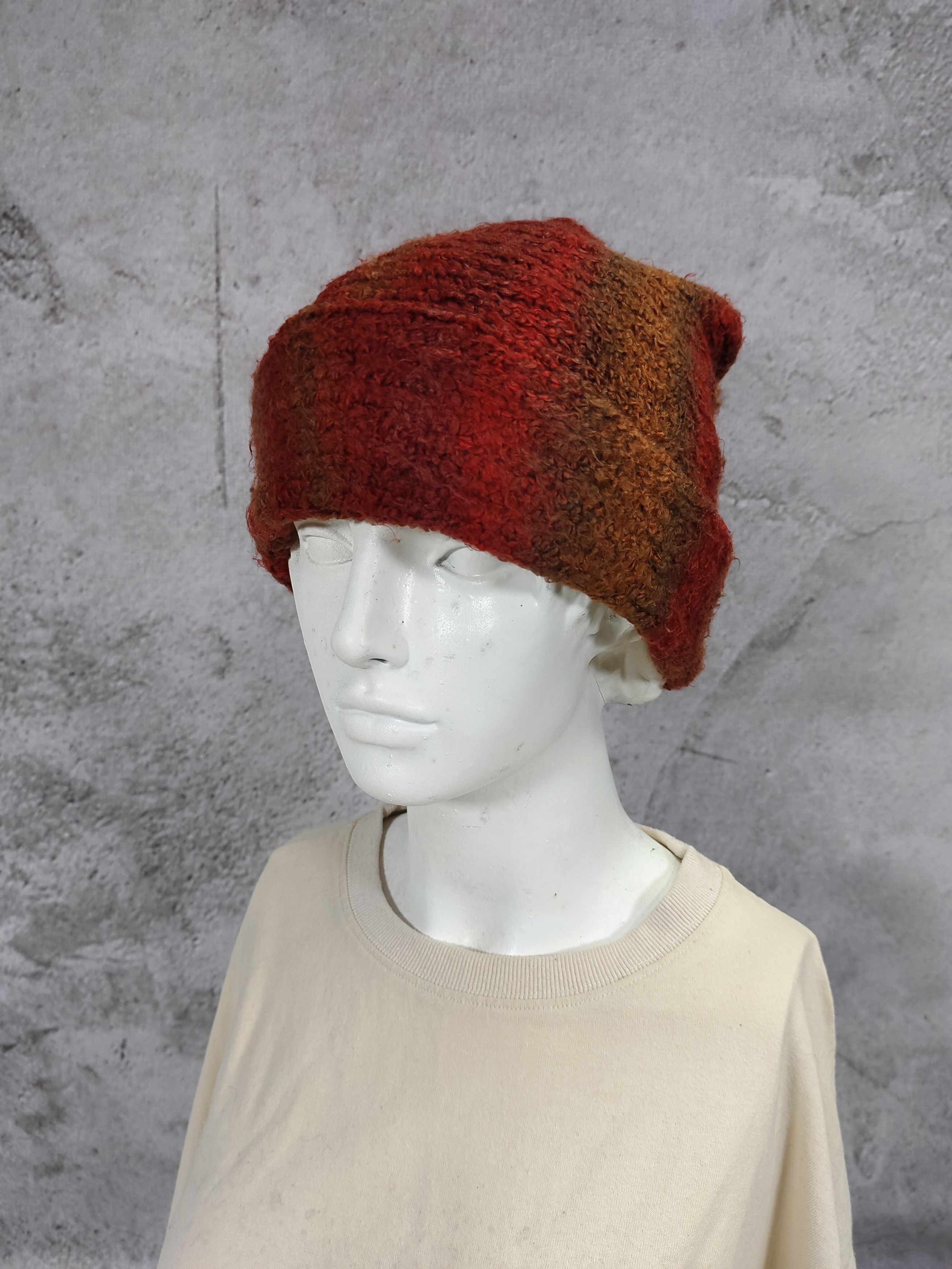 Vintage 90s CF 🇮🇹Minimalist Classic European Streetwear Beanie Hat Size ONE SIZE - 2 Thumbnail
