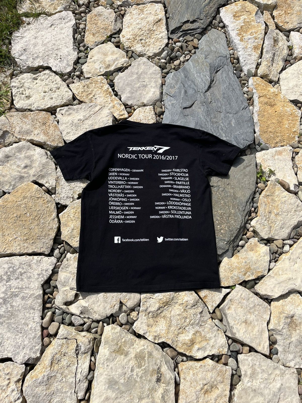 Play Station Plus Tekken 7 Nordic Tour tee t-shirt 2016/2017