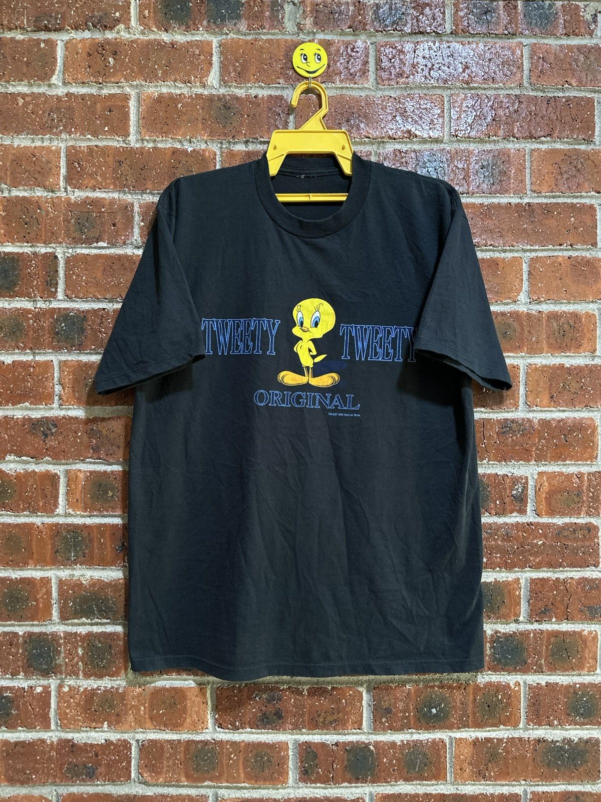 Cartoon Network × Vintage × Warner Bros Vintage 90s Tweety Tweety Faded Tee Size US L / EU 52-54 / 3 - 1 Thumbnail