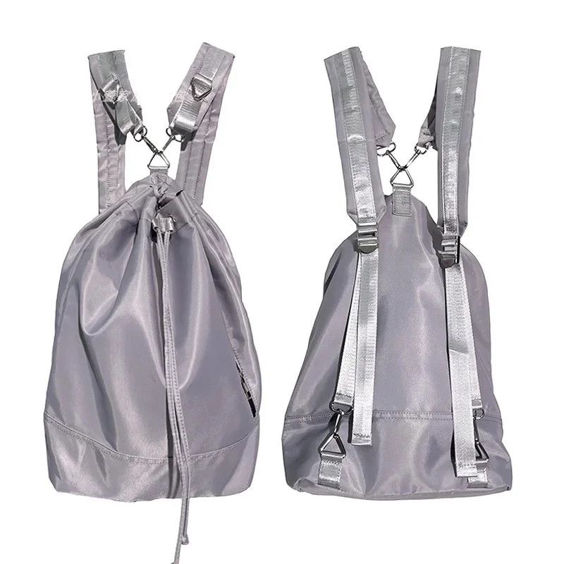 Japanese Brand × Vintage Drawstring Backpack Waterproof nylon School bags Size ONE SIZE - 5 Thumbnail