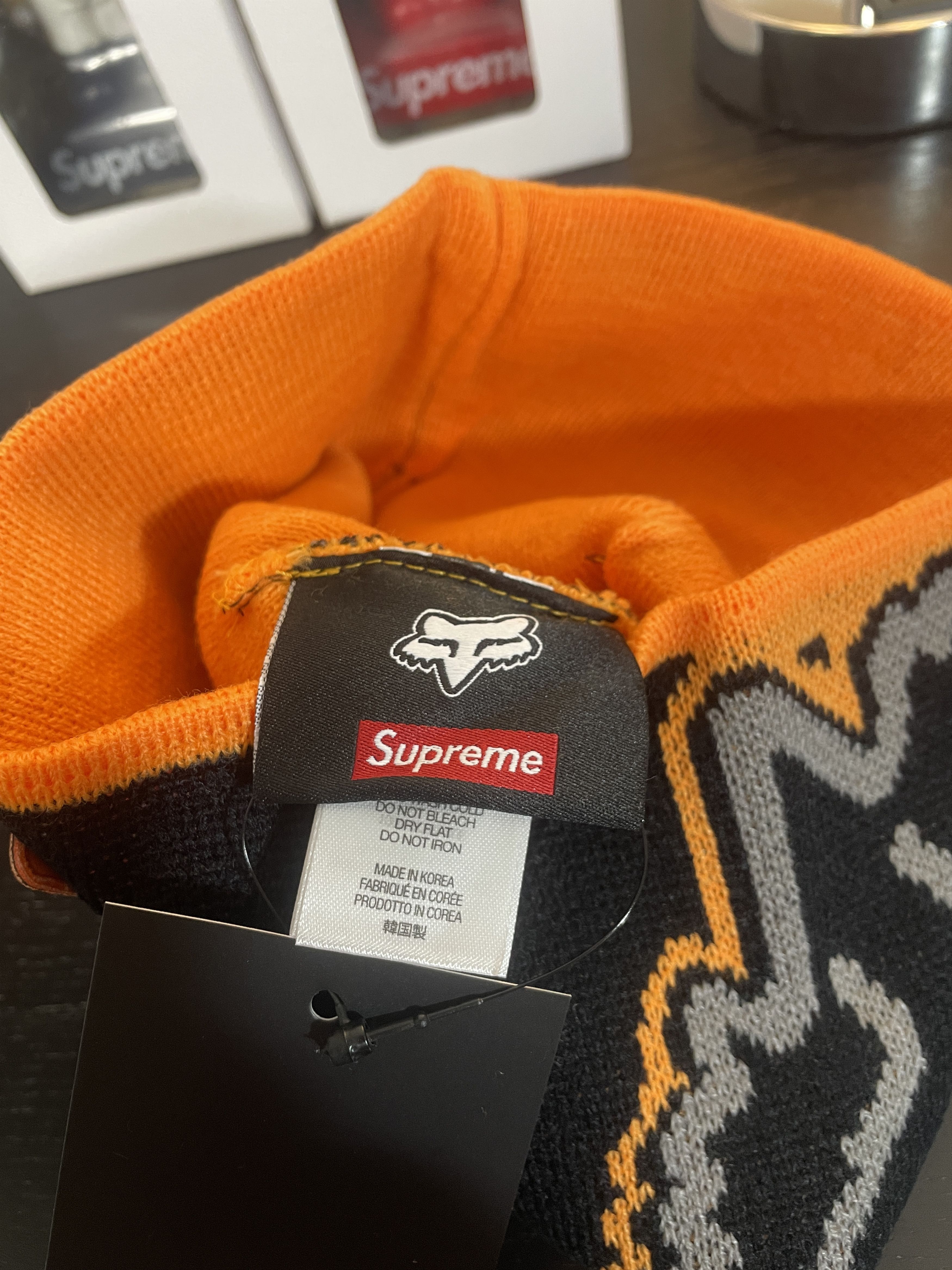 Fox Racing × Supreme BEANIE FW25 Size ONE SIZE - 5 Thumbnail