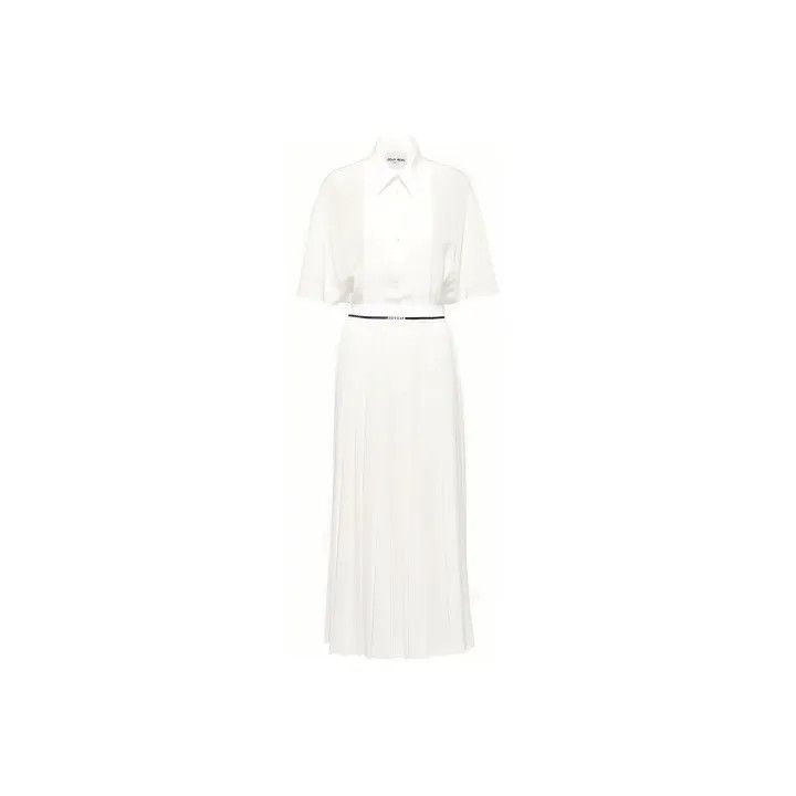 Miu Miu White Short Sleeve Dress 0079