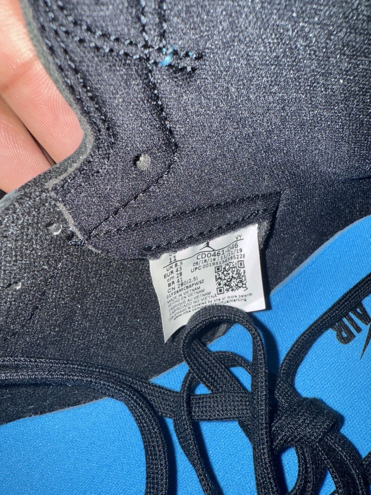 Jordan Brand Air Jordan 1 ‘NC to CHI’ Size US 9.5 / EU 42-43 - 6 Thumbnail