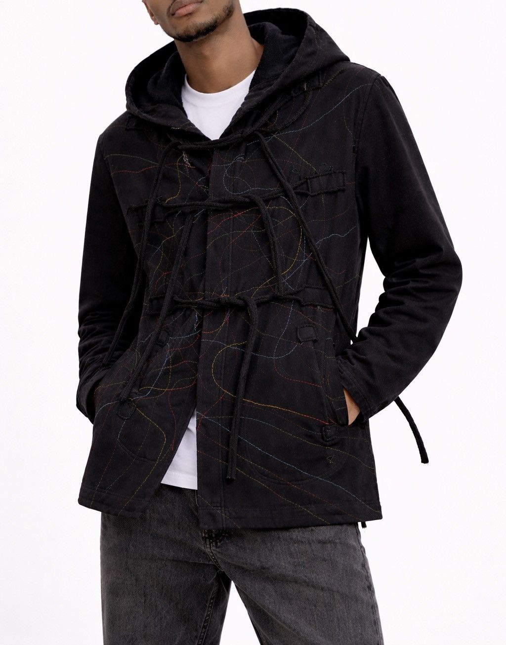 Nozomi Ishiguro Nozomi Ishiguro Embroidered Hoodie Coat Avant Garde Size US S / EU 44-46 / 1 - 11 Thumbnail