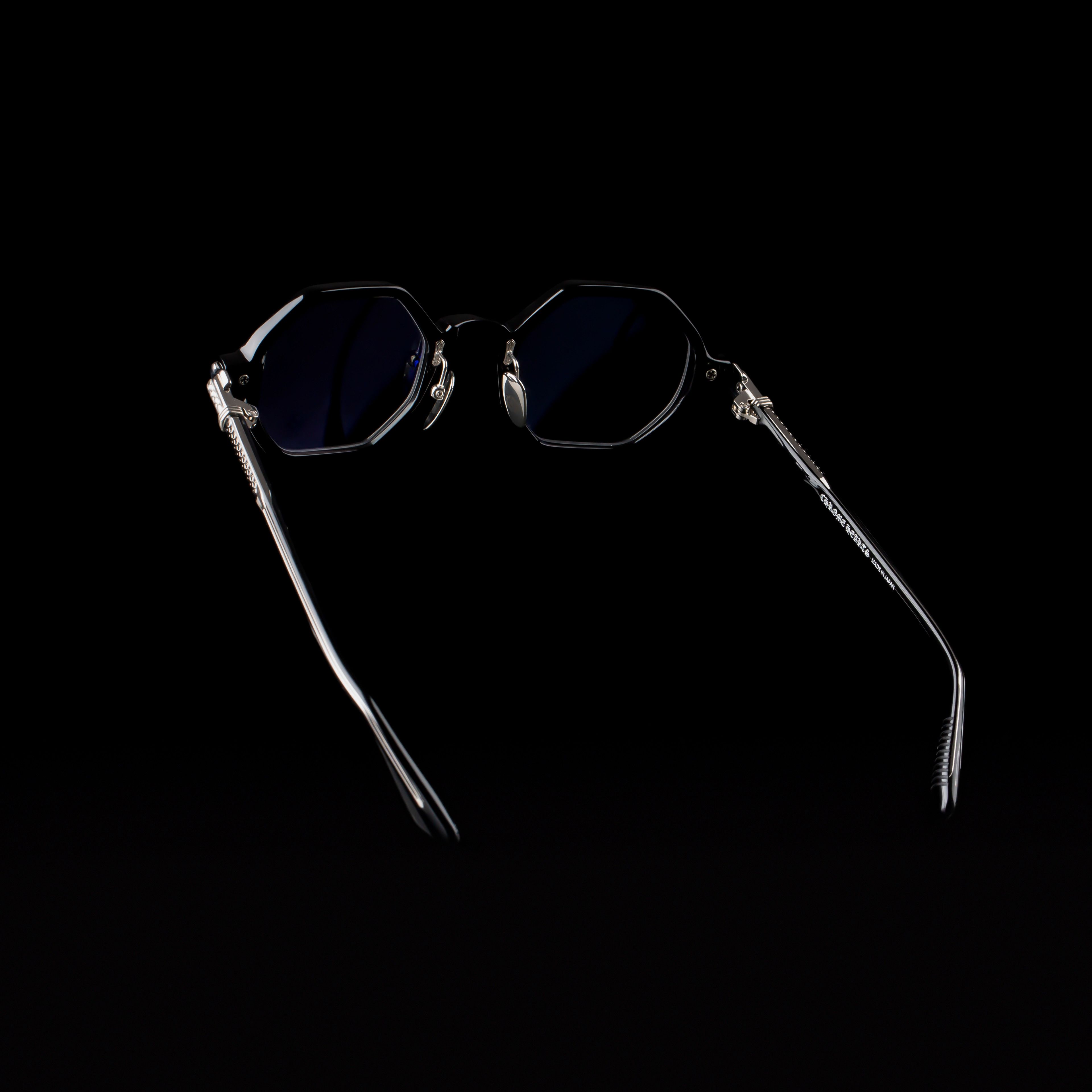 Chrome Hearts CHROME HEARTS CLITCO-A BLACK GLASSES Size ONE SIZE - 5 Thumbnail