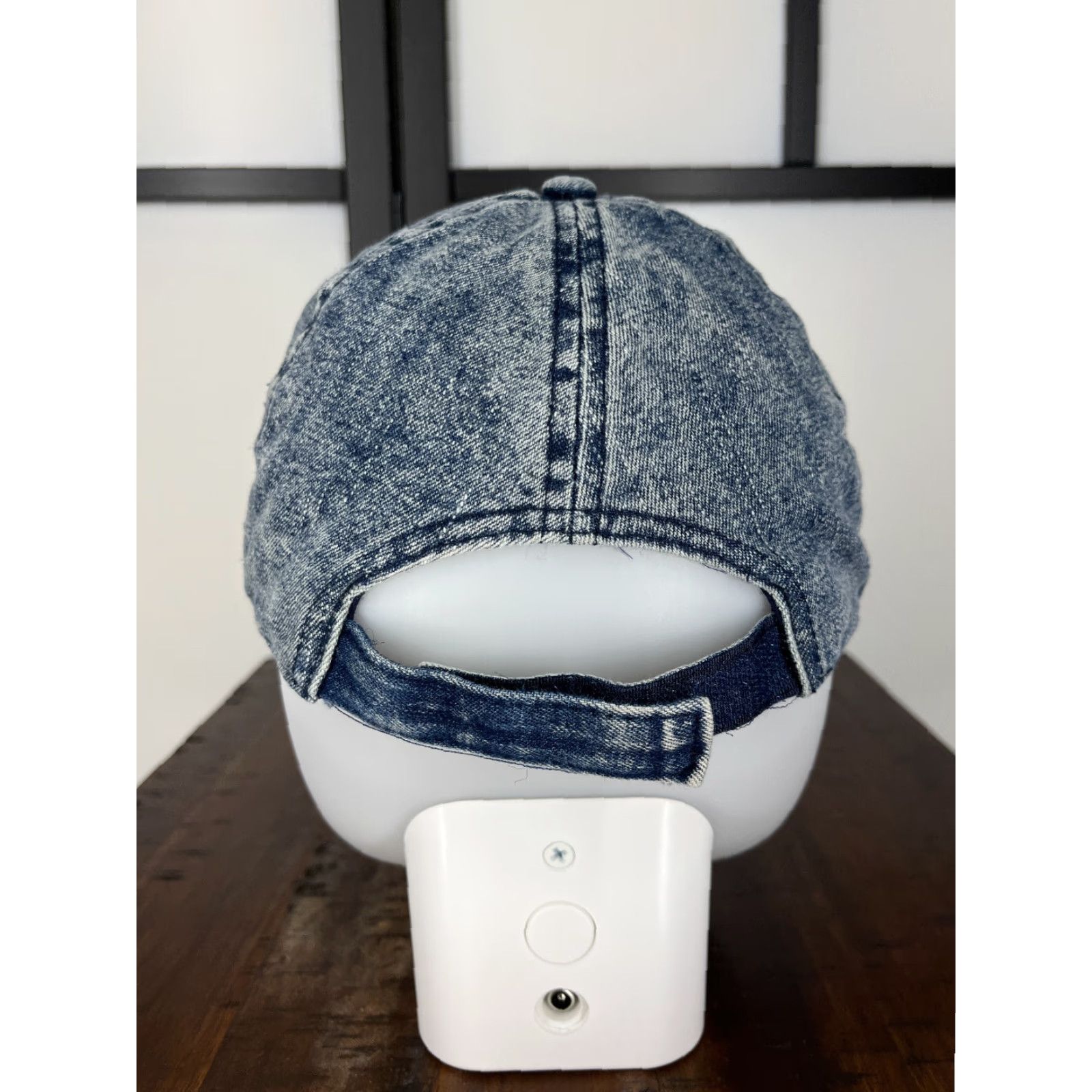Vintage Target Hat Cap Strap Back Womens One Size Blue Denim Look Cotton Blend Beach Cap Size ONE SIZE - 6 Thumbnail
