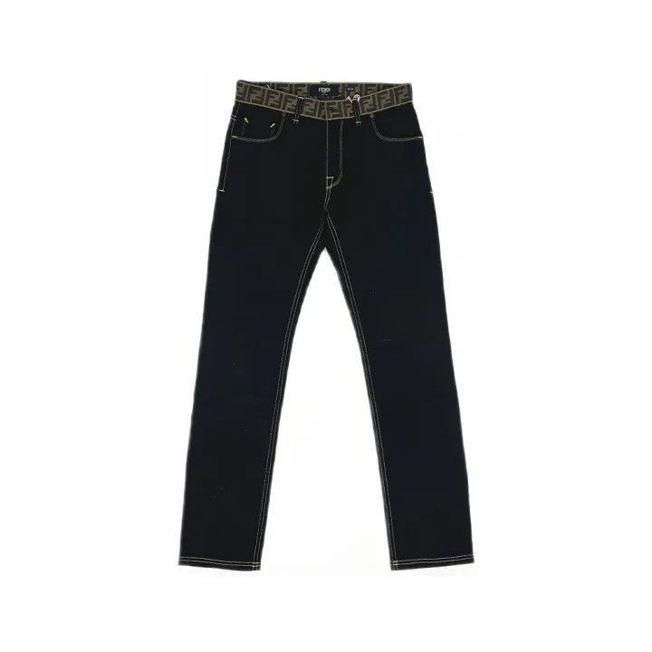 Fendi Fendi Casual Minimalist Denim Pants -2507 Size US 30 / EU 46 - 1 Thumbnail