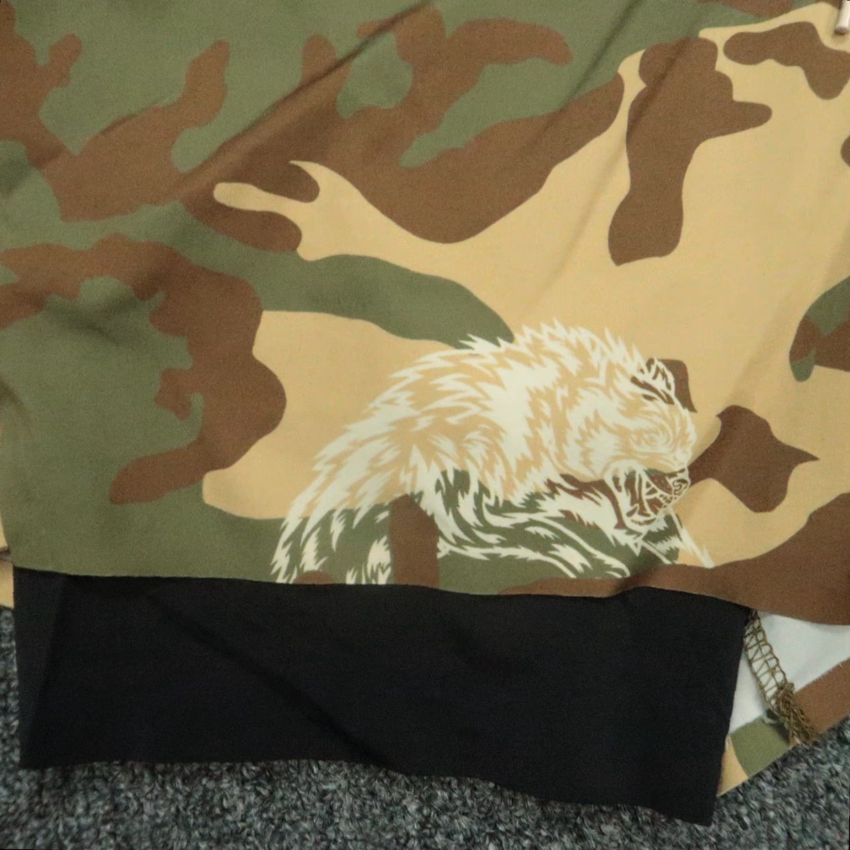 Darc Sport Darc Sport Shorts Mens Small Brown Green Camo Wolves Club Lined Zip Pocket Size US 29 - 2 Thumbnail