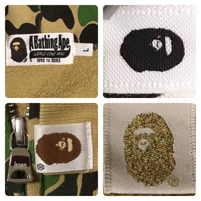Bape × Medicom Toy BAPE × medicom toy BE@R full zip hoodie ABC camo green APE Size US L / EU 52-54 / 3 - 7 Thumbnail