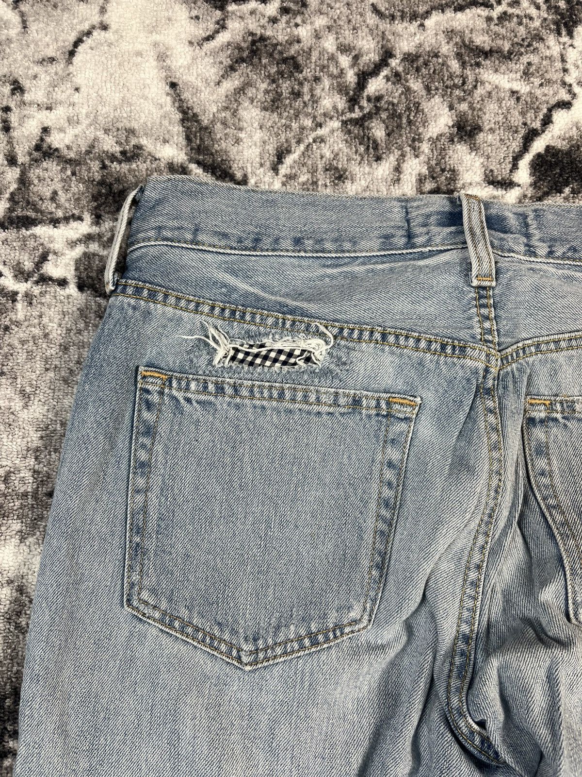 Polo Ralph Lauren Polo Ralph Lauren Patchwork Distressed Denim Jeans Size 27" / US 4 / IT 40 - 20 Thumbnail