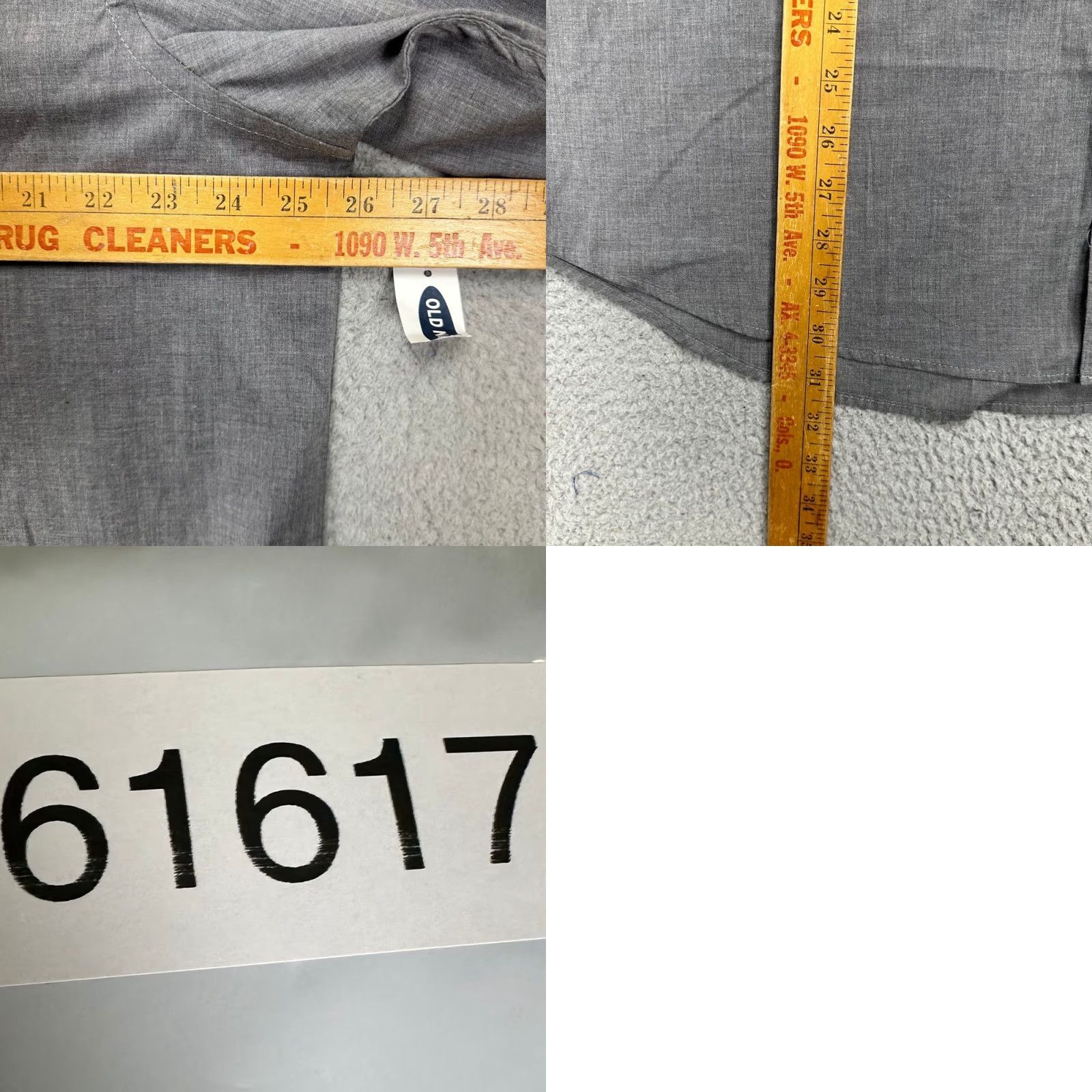 Old Navy Old Navy Button Down Shirt Mens 2XL Grey Casual Slim Fit Long Sleeve Button-Up Shirt Size US XXL / EU 58 / 5 - 8 Thumbnail