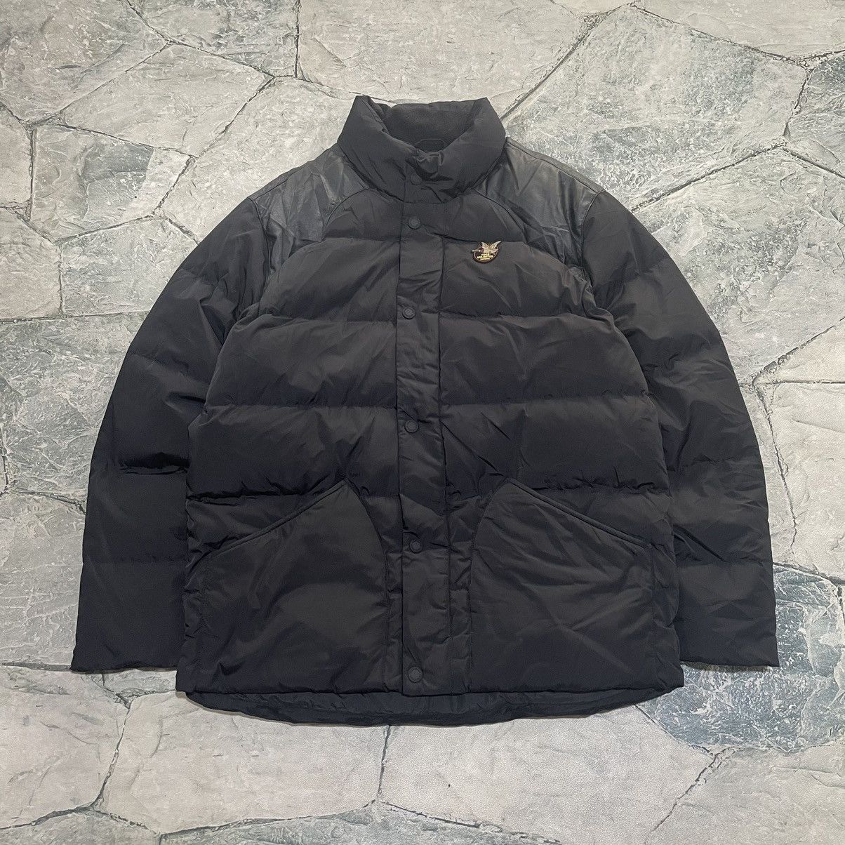 Vintage Chevignon Togs Puffer Jacket Down Boxy Cropped Short