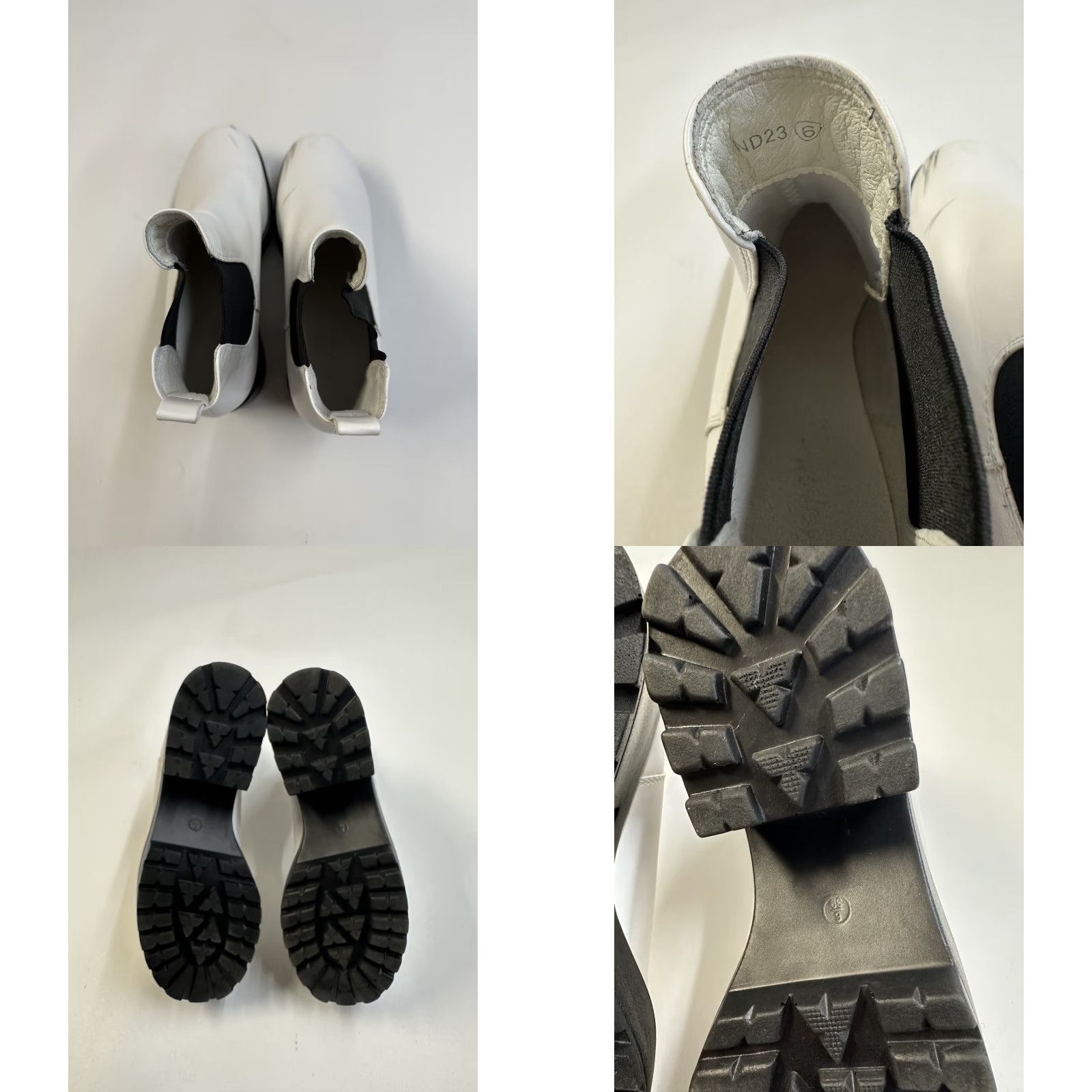 Nasty Gal Nasty Gal Women Chelsea Boot Liza White Size 6 US Block Heel Synthetic Faux Leather Chelsea Shaft Ankle Casual Shoes Size US 6 / IT 36 - 8 Thumbnail