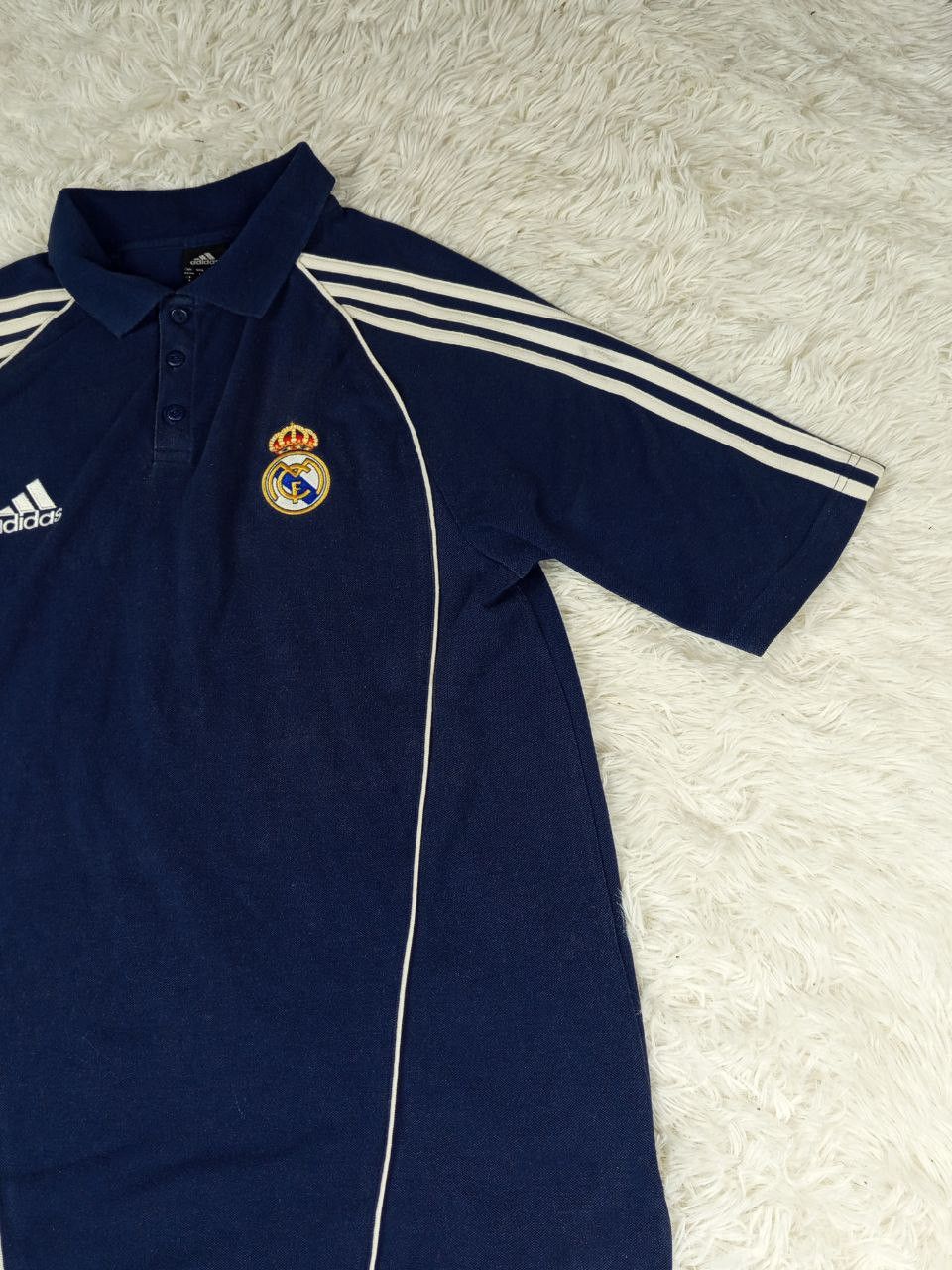 Vintage Vintage Real Madrid Adidas Soccer Jersey 2005 Size US L / EU 52-54 / 3 - 3 Thumbnail