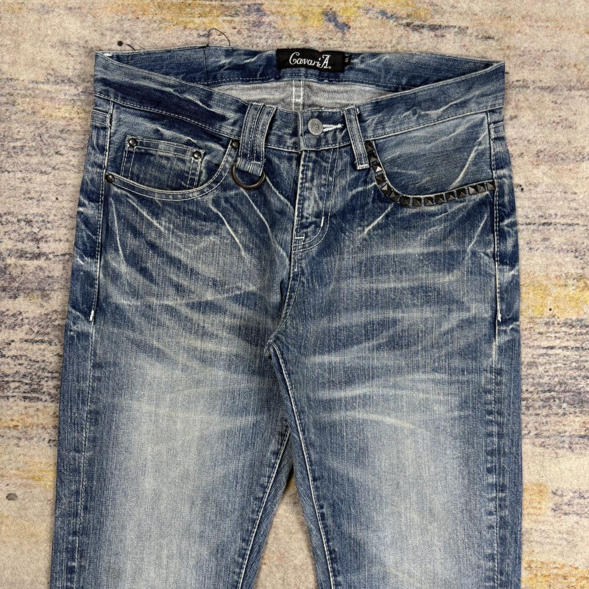 Japanese Brand Cavaria studded flared jeans Size US 30 / EU 46 - 4 Thumbnail
